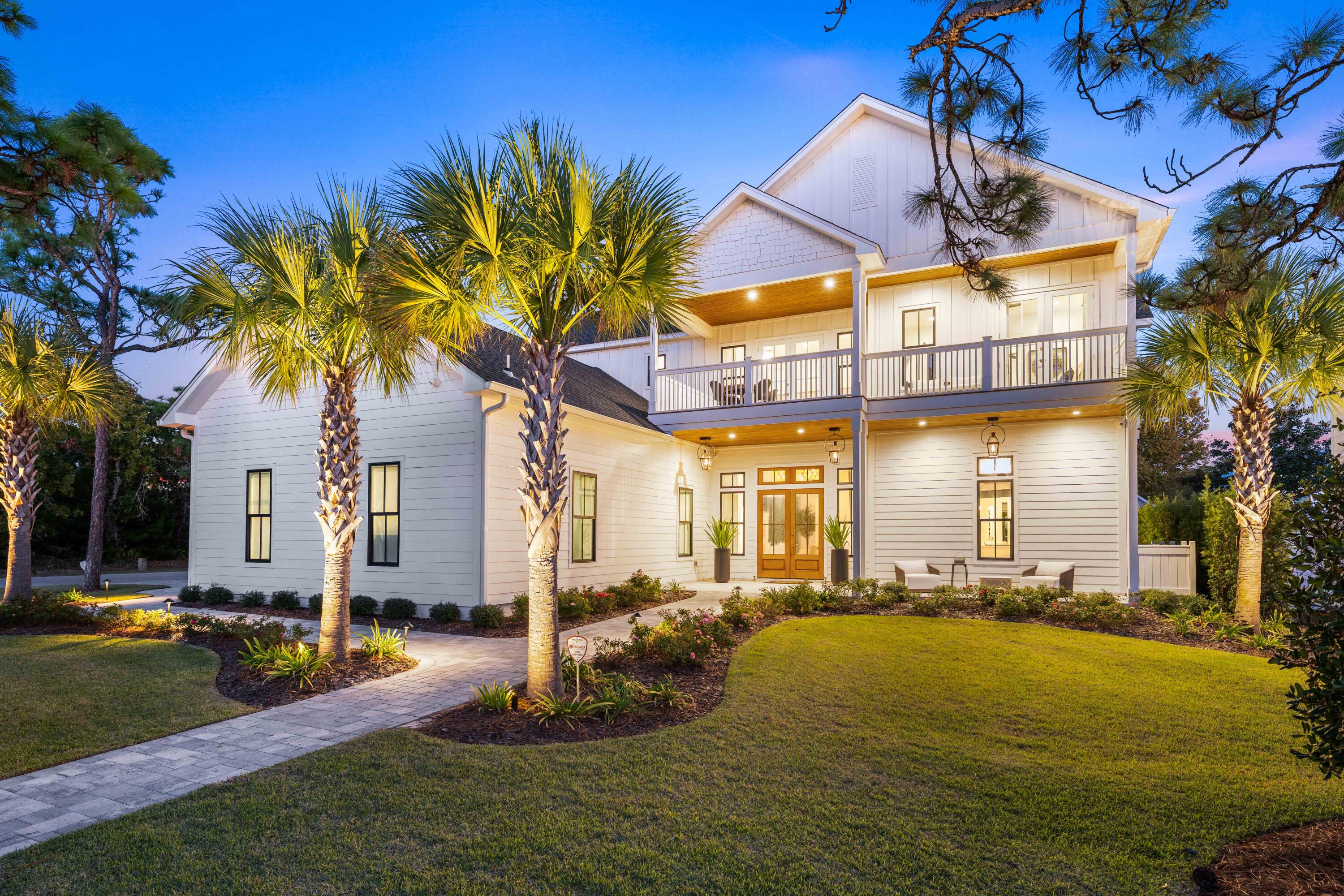 Welcome to 272 San Juan Ave, an exceptional luxury residence in the heart of Seagrove Beach 30A, blending down-to-earth comfort with refined European influence. Expertly designed by Kalon Home Interiors and masterfully built by Borges Brooks Builders, this fully furnished home showcases premium craftsmanship, curated designer finishes, and timeless architectural details.

Step inside to soaring spaces defined by arched openings, custom doors, wood beams, and warm oak ceilings. The ambience is elevated by Visual Comfort and Palecek lighting throughout, paired with top-of-the-line furnishings that create a cohesive, elegant, move-in-ready retreat. The gourmet kitchen features Signature appliances, quartz countertops, and exquisite custom cabinetry. Each bathroom is uniquely designed with distinctive tile and countertop selections, giving every suite its own personality. The spectacular primary suite offers a show-stopping master closet that feels like a luxury boutique.

Indoor living flows seamlessly outdoors to a private saltwater pool and spa, surrounded by beautifully designed outdoor living areas perfect for relaxing or entertaining. Two stunning fireplaces add charm and ambiance inside and out.

Additional premium features include:
- 3-car garage with upgraded specialty flooring, extensive built-in cabinetry, refrigerator, sink, and washer/dryer hookup
- Smart home system with exterior cameras
- Electric curtains throughout
- Whole-home water softener
- Floor-to-ceiling antique mirror in the entryway
- Gas lanterns enhancing the exterior architecture

This home is the perfect harmony of luxury, craftsmanship, and coastal elegancelocated just moments from 30A's finest beaches, restaurants, and boutiques. Offered fully furnished with an upscale designer package rarely seen at this level.