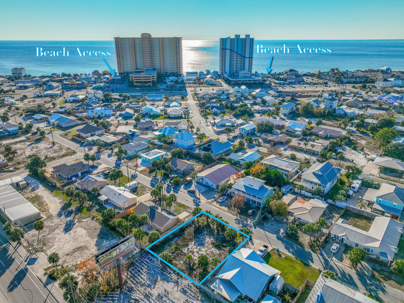 This fantastic building lot is situated in the desirable Treasure Island area of Panama City Beach, just under half a mile from two public beach access points. Enjoy easy access to the pristine white sandy beaches and the sparkling waters of the Gulf. Measuring 75 by 84 feet, this spacious lot provides ample room to design and build your custom dream home. Conveniently located near a public boat launch on Grand Lagoon and several marinas, it's perfect for boating enthusiasts. Within minutes, you can reach popular spots like Schooners and other top-rated restaurants, St. Andrews State Park, and a variety of shopping destinations! Lot dimensions, schools, taxes, or any important information must be verified by the buyer if important