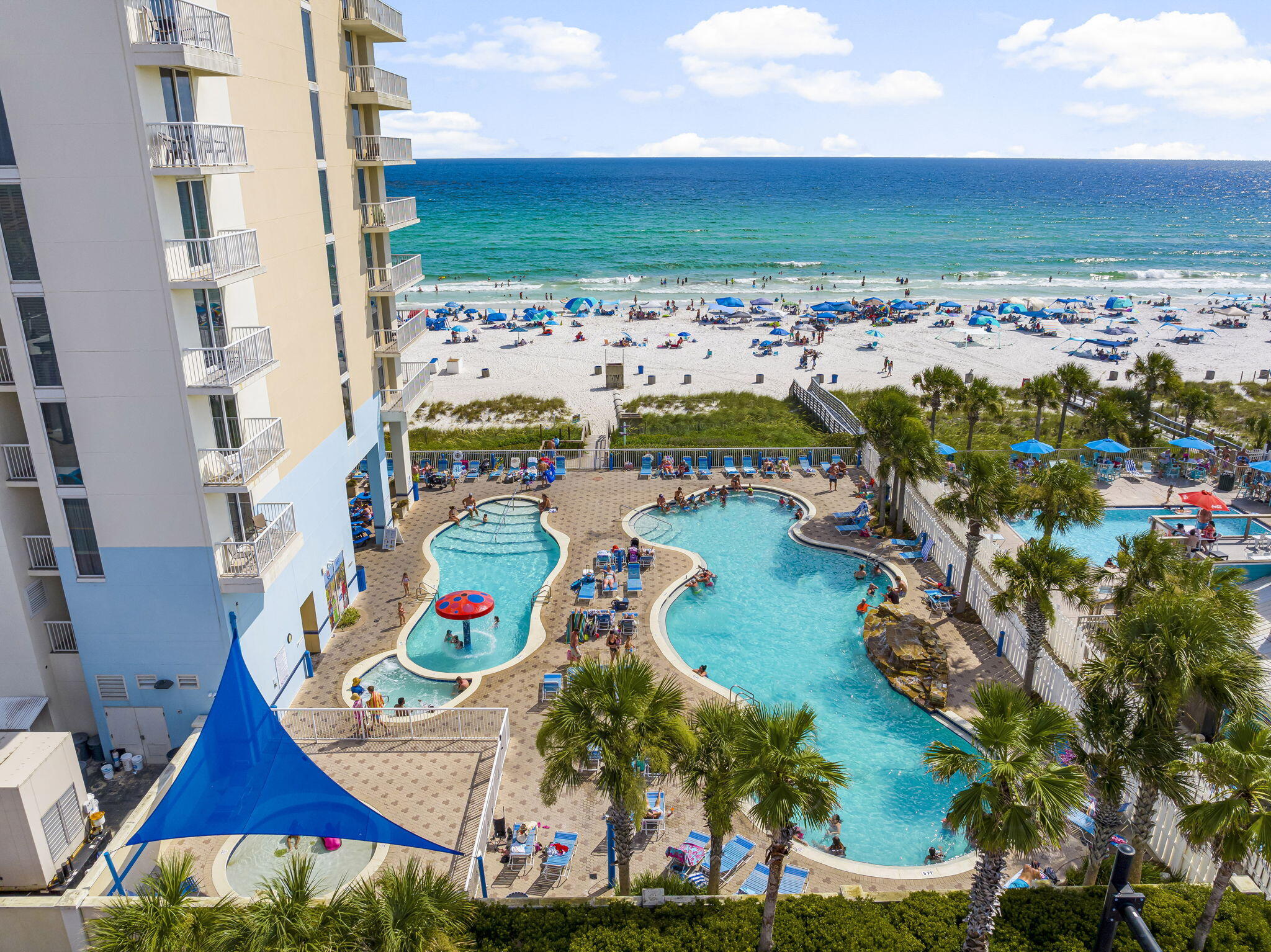 What a deal!  Two Bedroom Condo at Majestic under $450,000! Beautiful Gulf front condominium unit w/fabulous views located at the popular Majestic Beach Resort. Well maintained two bedroom two bath unit has been lovingly updated & shows very well! Updates include water heater (2022), kitchen appliances replaced (2023,),washer/dryer (2024), shiplap, 65'' TV in living room, kitchen backsplash, new paint,& king-sized beds in each full-sized bedroom with new Mattresses (2023). 5 pools (indoor & outdoor pools), including  hot tubs, movie theatre, fitness area,tennis/pickle ball courts, complimentary use of game room with ping pong, pool and fooseball. A fully funded/solid HOA helps to make this a great value. Call to schedule your showing appointment (All important details need to be verified by appropriate specialist)
