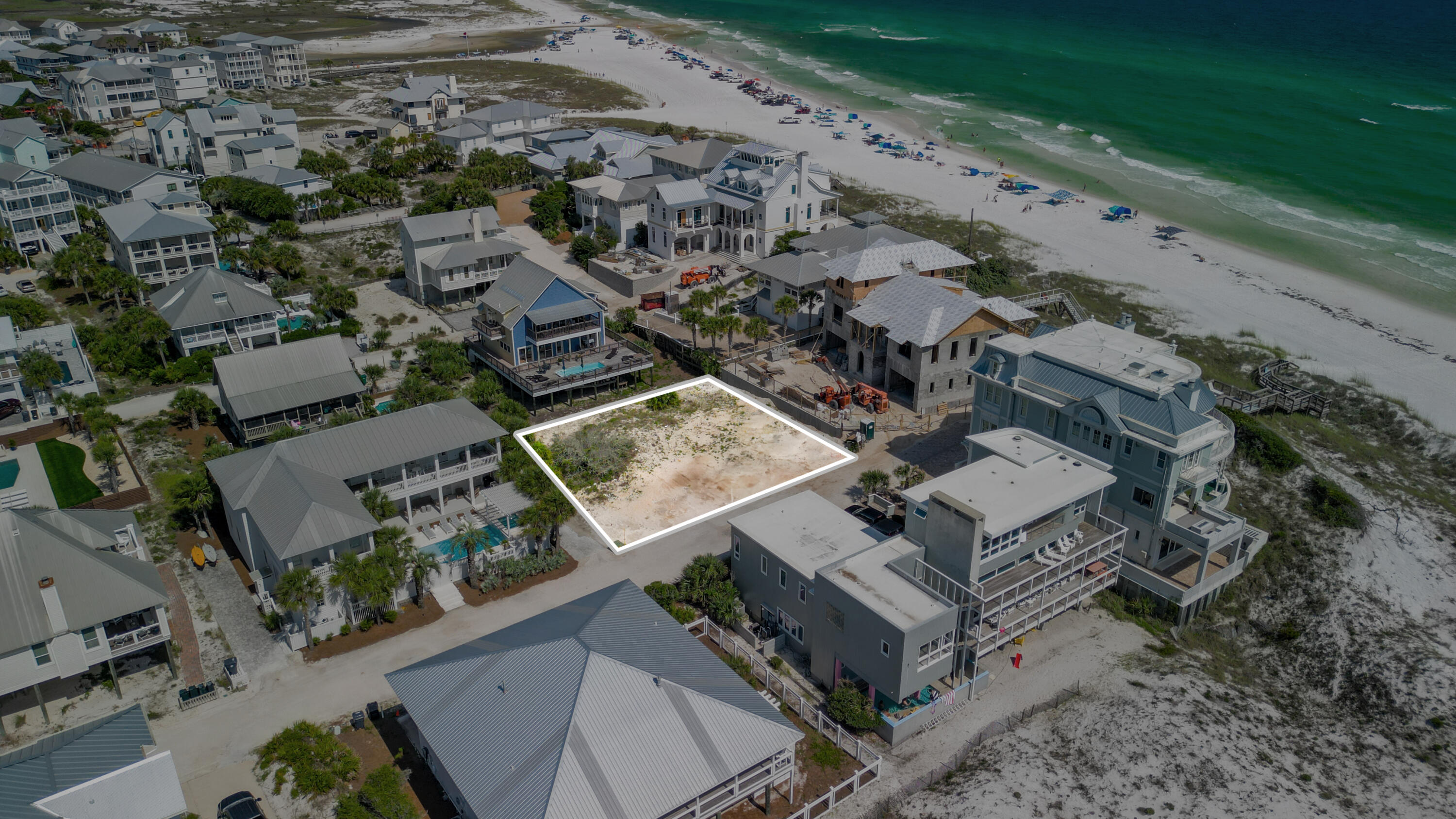 An incredible opportunity to own an oversized vacant parcel one lot off the Gulf and one lot off the Grayton Beach State Park. This is the last vacant lot on Lupine Road and one of the last large lots left in Grayton Beach. Lot 14 Lupine Road is 100x100 feet (10,000 ft²) with the buildable footprint after setbacks being 85x65 feet (5,525 ft²) - allowing a large estate sized home if desired. Two beach accesses are just steps away & the western facing sunsets are unbeatable from this location. Come grab your piece of paradise today.