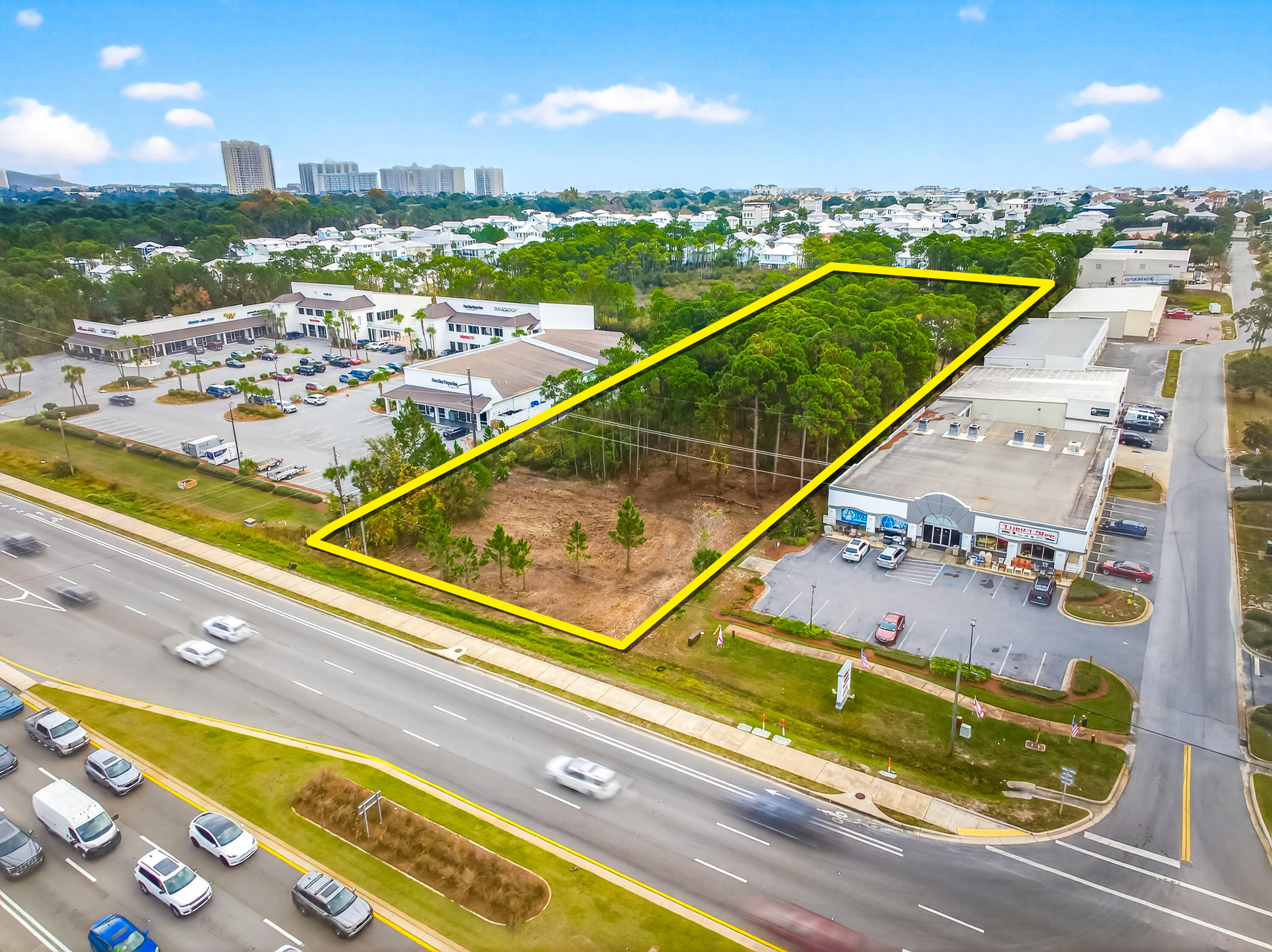 Fantastic vacant commercial parcel located in South Walton County of Miramar Beach, Florida!  Measuring approximately ±132' of Highway 98 frontage and ±1.3 acres, this prime site is centrally located between Destin and Sandestin Golf & Beach Resort, capturing significant visibility from traffic counts of approximately ±50,000 vehicles daily. Future Land Use/Zoning Classification: Residential Preservation.  A wetlands assessment & ALTA survey is available.  Please inquire for further details.