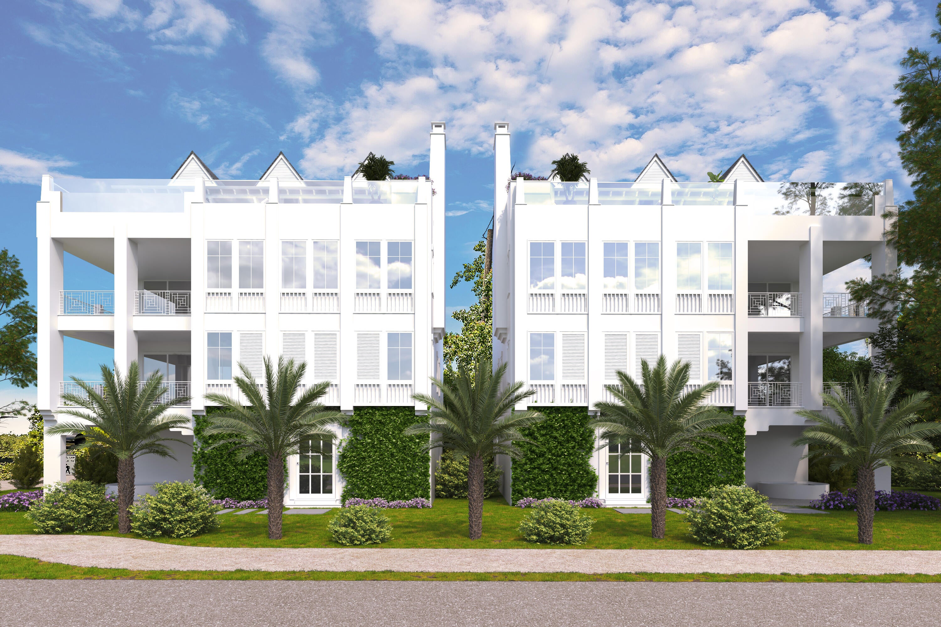 The Winston is a stunning luxury development designed by architect Chris Stoyles of Archiscapes. The Winston features two lifestyle residences that have been designed with all of your beach and entertainment needs. Featuring two pools, one courtyard and one rooftop, multiple living areas, and incredible rooftop views overlooking Rosemary and Inlet Beach, both properties offer breathtaking views year-round. With 5 bedrooms, 5 full baths, and 2 half baths, these extraordinary homes offer 3 distinct living spaces - a 1st floor entertainment area with open living room and bar that opens onto a private courtyard with a small dip pool, expansive 3rd floor open kitchen and living area with balcony, and 4th floor entertainment area with additional bar that opens onto an exquisite rooftop pool with a fire pit and built-in seating area. Both homes also feature an elevator with spacious guest suites and multiple large, well-appointed master suites. The Winston is located at the corner of Winston Lane and 30A - just a short stroll to the beach, adjacent to Rosemary Beach, and walking/biking distance to Seacrest Beach, Alys Beach, 30Avenue shops, dining, and Shades.  This two homesite development conveys with plans and engineering. Please call agent for detailed information on permitting and plans. Buyer to verify all information with Walton County.