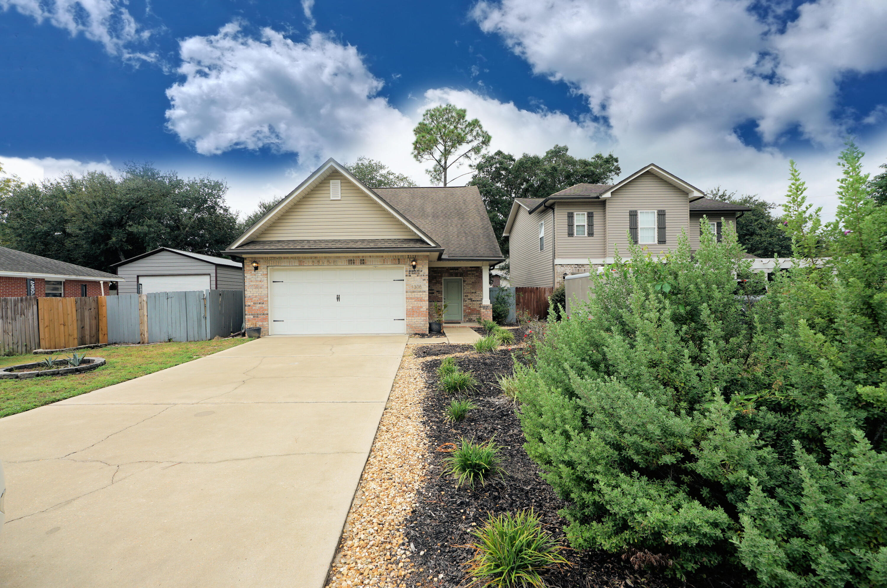 Central Niceville Location - Conveniently located near schools, shopping, beaches, and military bases.
This spacious 4-bedroom home offers comfort and functionality. The two-story layout features the primary suite on the main floor, while three additional bedrooms and bathrooms are located upstairs.
The open-concept main living area includes a large living and dining space, along with a well-appointed kitchen featuring stainless steel appliances, a breakfast bar, granite counters, pantry, and ample cabinet space. A laundry room and half bath complete the first floor for added convenience.
Enjoy the benefits of a two-car garage, generous driveway parking, and a fully fenced backyard, perfect for outdoor living.
New HVAC March 2026