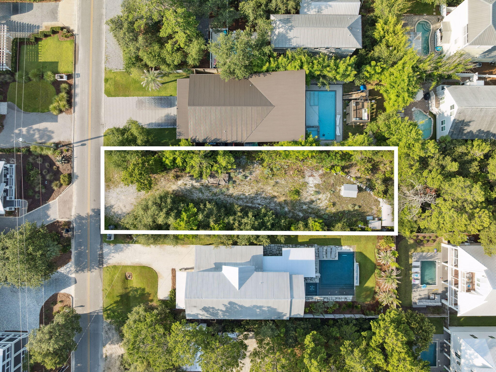 Prime Development Opportunity South of 30A - High & Dry in Seagrove's Eastern Lake Area. 

Positioned just steps from a large public beach accesses, this 50' x 150' lot offers a rare opportunity to build in a high-demand, no-HOA neighborhood south of Scenic 30A. Flat, high, and mostly cleared, the property is development-ready with no build-out time restrictions—ideal for spec homes or long-term investment.

Located in the heart of Seagrove's Eastern Lake area, the lot is directly adjacent to the walk/bike path and within easy reach of local favorites including shops, dining, and the scenic state park trails just across 30A. Seaside is a quick 2.5-mile bike ride or drive away, making this a prime location for buyers seeking the quintessential 30A lifestyle. Whether you're building a custom beach retreat or looking for a smart investment play, this flat, build-ready lot delivers on both location and potential.