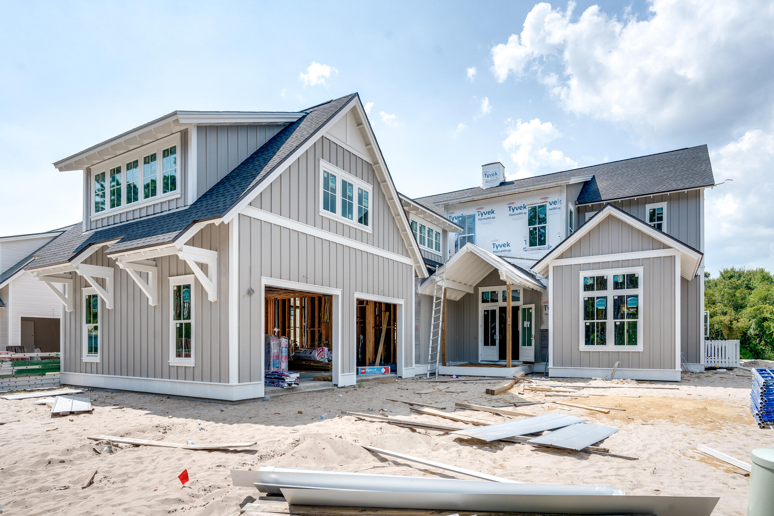 Currently **UNDER CONSTRUCTION** and expected to be complete at the end of Dec. 2023.
Introducing the DARIEN, a brand new floor plan from Romair Construction! This exciting new plan in the Greenway neighborhood of the Watersound Origins community and overlooking the Origins Golf Course, is a rare opportunity due to the limited number of lots along the golf course.
The Darien plan hosts 4,660sf, 5 bedrooms, 5 full bathrooms, 2 half bathrooms, a pool, spa, fireplace cabana, an outdoor summer kitchen, plus a spacious 603sf Carriage House with a full bath suite above the 2-car garage.

The luxury finishes include 12' ceilings with transom windows on the first floor and 10' ceilings on the second, engineered hardwood floors throughout, custom cabinetry, marble and porcelain tile in the bathrooms, a $12k lighting allowance and a gourmet kitchen with Wolf Sub Zero appliances. 

Luxury outdoor features include a heated salt water pool with peacock paver decking, Spa, Cabana w/Isokern Fireplace, Cumaru hardwood decking and an outdoor summer kitchen on the rear porch!