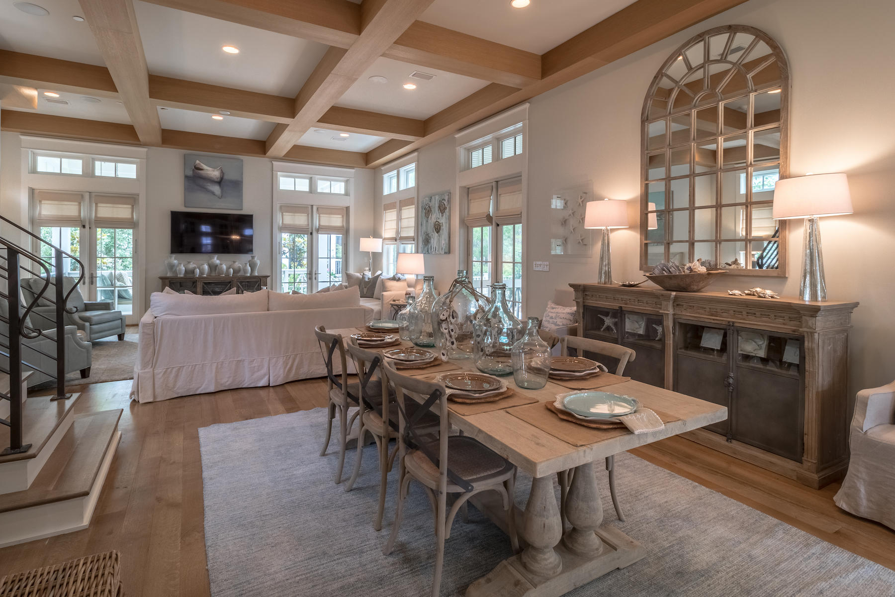 Beautiful Watersound beach home with all the amenities you would expect, private pool, carriage home, beautiful outdoor living spaces, tower with gulf views, gourmet kitchen and beautiful finishes. Home has been recently painted and numerous upgrades and is ready for a new owner