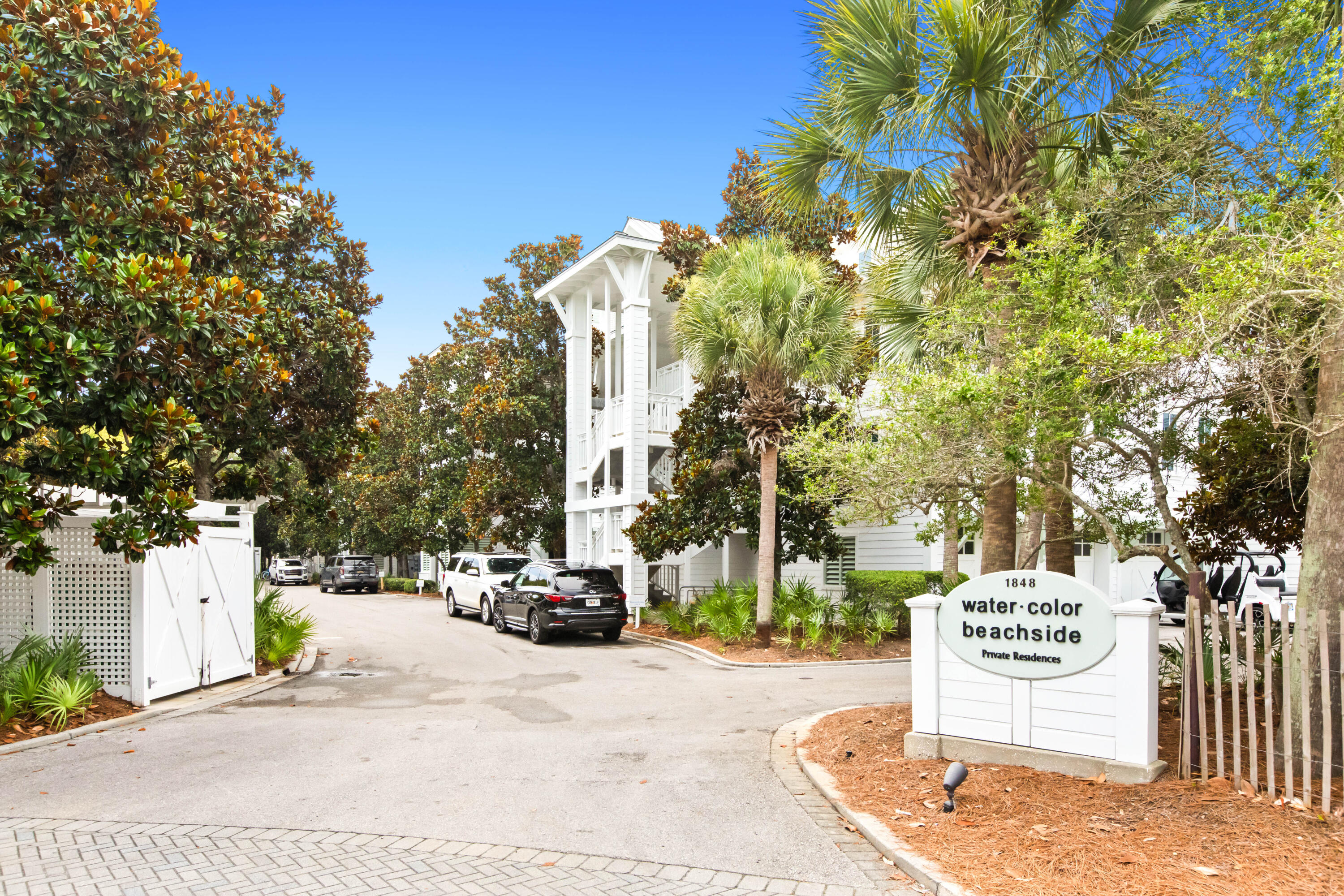 Beachfront Ease in the Heart of WaterColor!

Wake up to the sound of the Gulf just beyond your window. This spacious 3-bedroom, 3.5-bath condo is perched directly on the beach in WaterColor and offers a rare blend of comfort, privacy, and convenience.

Inside, the two-level layout creates room to relax and entertain. Downstairs, a cozy living space welcomes guests or provides a quiet hideaway. Upstairs, the open-concept main living area captures gorgeous views and connects seamlessly with the refreshed kitchen—perfect for casual gatherings or sunset dinners.

The primary suite and guest en-suite are thoughtfully positioned on the upper floor, offering both privacy and proximity to the heart of the home. An elevator brings you directly to the second-floor entry-no stairs, no hassle. From your front door, you're minutes to the expanded Beach Club, the Watercolor Inn, Gulf front restaurants, and a variety of boutique shops and dining spots.  The workout facility is also nearby. Watercolor amenities are unparalleled - including the completely renovated Camp Watercolor for the younger set.  

With two reserved parking spacesone covered, one openthis is beach living with everything in place.