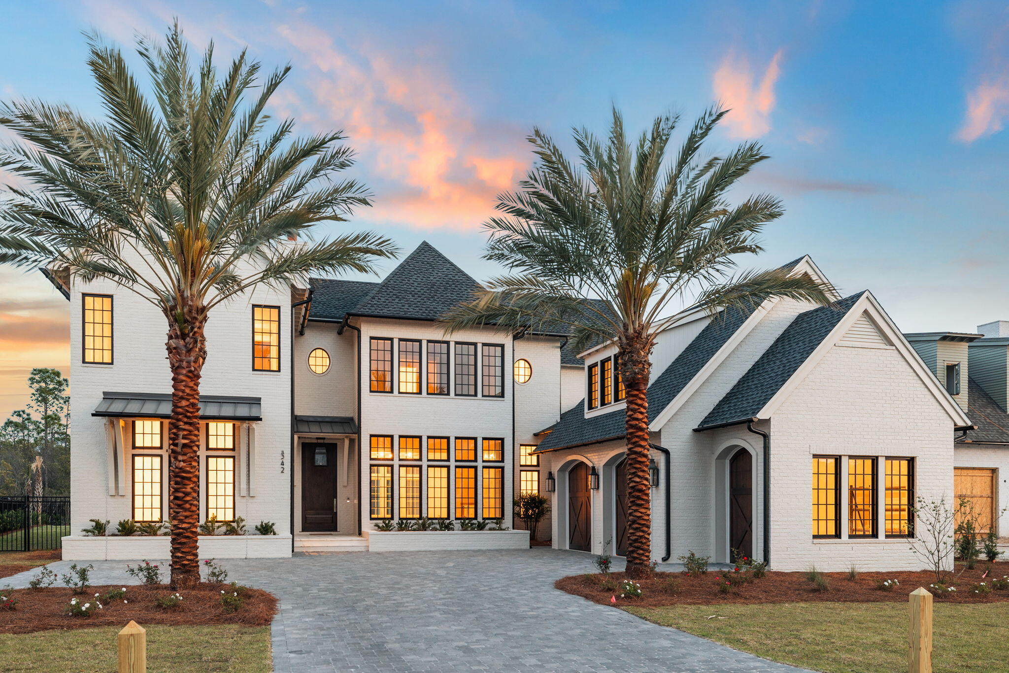 Welcome to 342 Windsong Drive, an exquisite new-construction estate nestled within Watersound Camp Creek community in Inlet Beach, Florida. This architectural masterpiece offers over 6,300 square feet of refined coastal elegance, featuring six spacious bedrooms, seven and two half luxurious bathrooms, and an expansive open-concept design that seamlessly integrates indoor and outdoor living spaces.

Upon entering, you're greeted by soaring ceilings and walls adorned with Venetian plaster, setting a tone of understated sophistication. The gourmet kitchen is a chef's dream, equipped with top-of-the-line appliances, custom cabinetry, and an oversized island perfect for entertaining. Step outside to your personal resort-style oasis, complete with a pristine pool, spa, covered patio, and outdoor kitchenideal for enjoying Florida's year-round sunshine. The oversized two and a half car garage provides ample storage for vehicles, golf carts, and beach gear including room for dual car lifts.

As a resident of Watersound Camp Creek, you'll enjoy exclusive access to an array of world-class amenities through the Watersound Club. These include a 6,500-square-foot zero-entry pool, a 270-foot lazy river, a state-of-the-art wellness center, eight Har-Tru clay tennis courts, eight pickleball courts, and a dedicated adult pool. The community also boasts the Camp Creek Golf Course, designed by Tom Fazio, in addition to Sharks Tooth and The Third golf courses not to mention the Watersound Beach Club, offering over a mile of private beach with complimentary chair and umbrella setups, as well as dining venues like 30°86° and Beach Break Grill.

Located just steps from Scenic Highway 30A's sugar-white beaches, 342 Windsong Drive offers the perfect blend of privacy, exclusivity, and convenience, with world-class dining, boutique shopping, scenic trails, and championship golf courses just minutes away. Don't miss this rare opportunity to own a one-of-a-kind coastal retreat in Watersound Camp Creek. Schedule your private showing today.