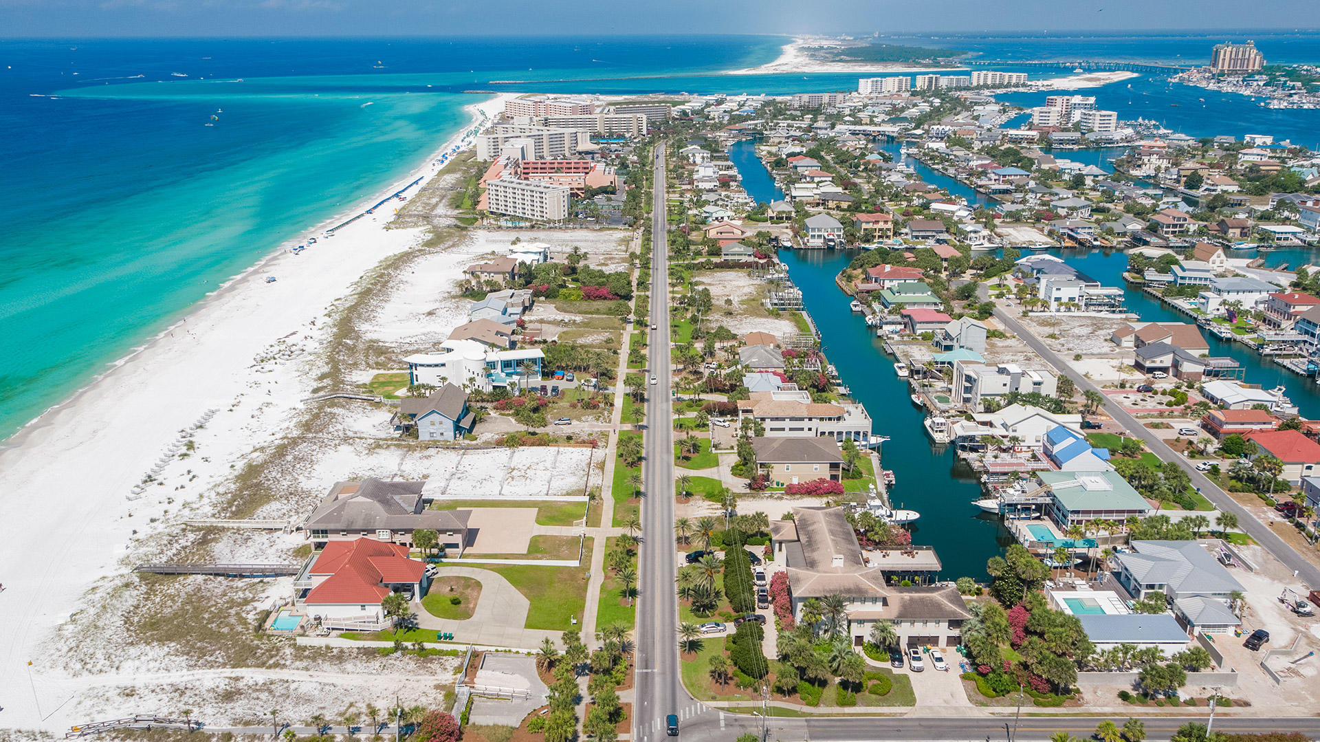 Congratulations, you've just discovered an incredibly rare opportunity to own a trophy property in one of the most sought after locales in Northwest Florida. This estate sized beachfront lot is optimally placed in the heart of Destin on the esteemed Holiday Isle peninsula. Front and center, this never-before-developed parcel will afford its new owner a premier address that is not only directly on the sugar white sand shore that has garnered worldwide acclaim - but is also only moments from the most famous sheltered harbor on the Gulf of Mexico. This site is the perfect backdrop for your newest forever home or an investment property.
Gulf front Lots of an acre or more are uncommon on the Emerald Coast and this is truly one of the last prime pieces of Gulf front properties remaining. Survey forthcoming, Prospective Buyers or their Agents should confirm all information to their satisfaction.
