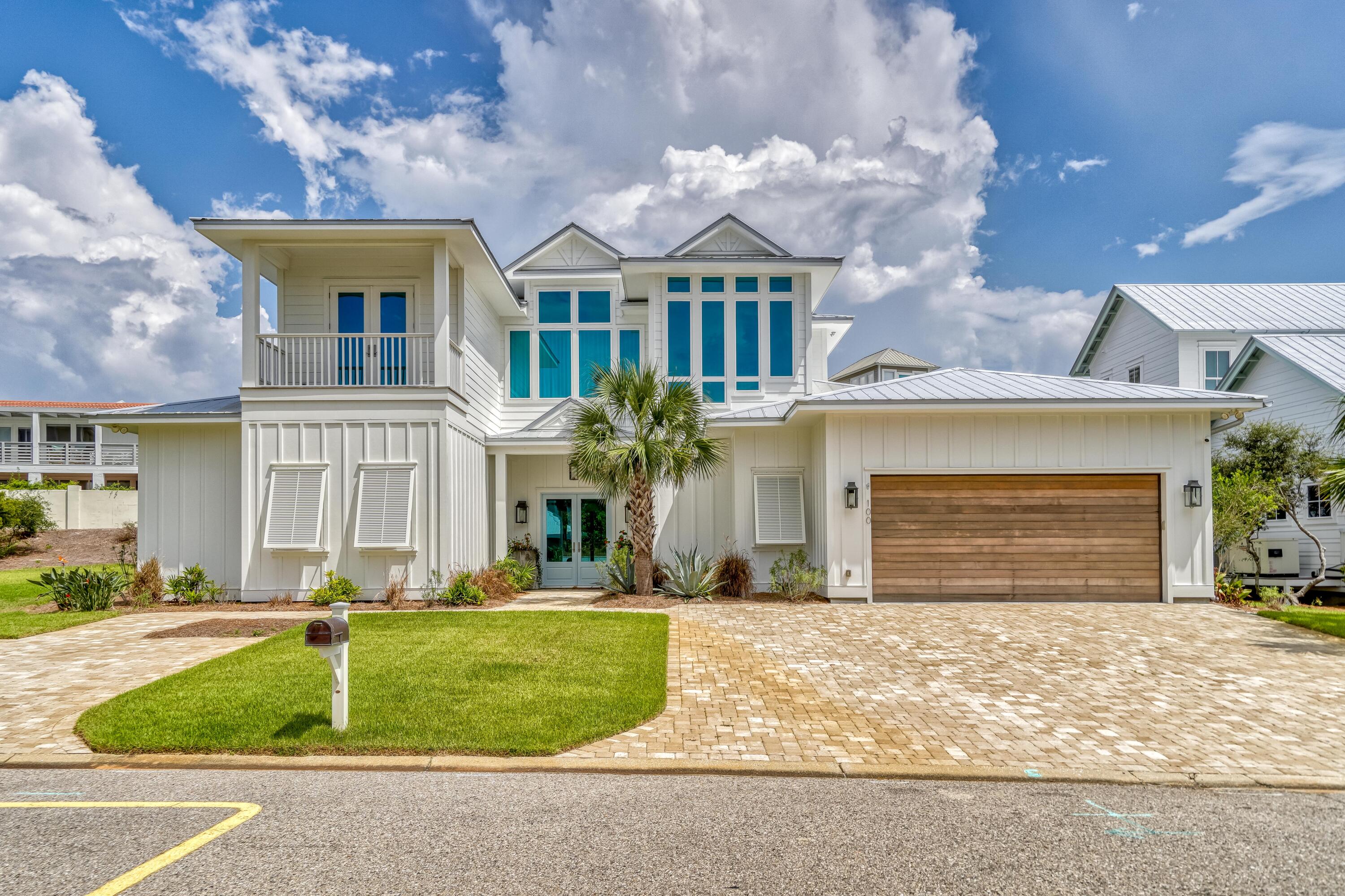 2nd TIER from GULF - CUSTOM BUILT HOME in exclusive GATED GULF DUNES neighborhood. This stunning TURN KEY 2019 home is just STEPS TO THE BEACH. 4 BR/4.5 BA w/ office/workout room has everything to offer. Wide open living space overlooking the beautiful backyard w/ artificial turf, SWIMMING POOL & hot tub. CHEF'S DREAM KITCHEN w/ ample space & top of line appliances. The DINING space opens up to the OUTDOOR KITCHEN & OUTDOOR DINING area. You have plenty of room to lounge & entertain on LARGE COVERED PORCHES. MASTER SUITE w/ large bath & closets on 1st floor along w/ a Guest Suite. Upstairs is PERFECT FOR KIDS w/ large LIVING AREA, SCREENED PORCH w/ ping-pong & bed swing. GULF VIEWS from balcony of OFFICE/WORK-OUT ROOM. BUNK ROOM & guest BR on 2nd level. SONOS, NEST, & cameras. FURNISHED The upstairs is perfect for the kids with a large living area & screen porch with ping pong table & bed swing. There's a great office space/workout room with balcony that provides gulf views. This space could also be used as a 5th bedroom. A large bunk room & guest suite are located upstairs as well. The entertainment system includes Sonos surround sound in the living room and speakers inside & out. This home is also equipped with Nest Thermostats & outdoor cameras. This home is sold furnished with the exception of artwork listed. Gulf Dunes is a non short term rental neighborhood. Buyer to verify all dimensions