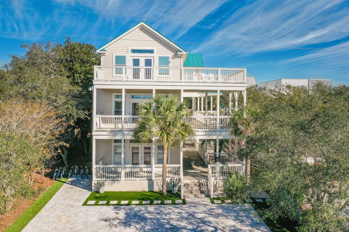 Fantastic Opportunity in the heart of Grayton beach within a 1 minute walk to the newly reopened Red Bar and 2 minute walk to the beautiful white sand beaches and Gulf. This popular rental retreat offers everything needed for large family gatherings including a large newly updated pool and sunning deck and huge bunk room w/ 4 built-in full size & 4 twin bunks and TV/gaming area for the kids! Each bedroom offers en-suite bathrooms and private balconies giving all guests private getaways. Grab a glass of wine and watch the sunset with amazing views of the Gulf and Western Lake from the third floor balcony.

The home is well-equipped for the crew with a Chef's kitchen including Thermador gas range, two Thermador dishwashers, and two side by side refrigerators and a separate ice maker. ice maker.

Two sets of commercial washers and dryers and two tankless water heaters with unlimited hot water for those long showers after beach time. Huge paver guest parking out front with room for up to 10 vehicles. For those who like to paddle, Western Lake, 30A's largest coastal dune lake is just one block over, or just a short stroll to beach access at end of the road. This location offers something for everyone. Bike to shops along 30A or venture to WaterColor and Seaside for concerts and people watching. This is a very popular rental home for family reunions, weddings, and business retreats and sleeps 23.