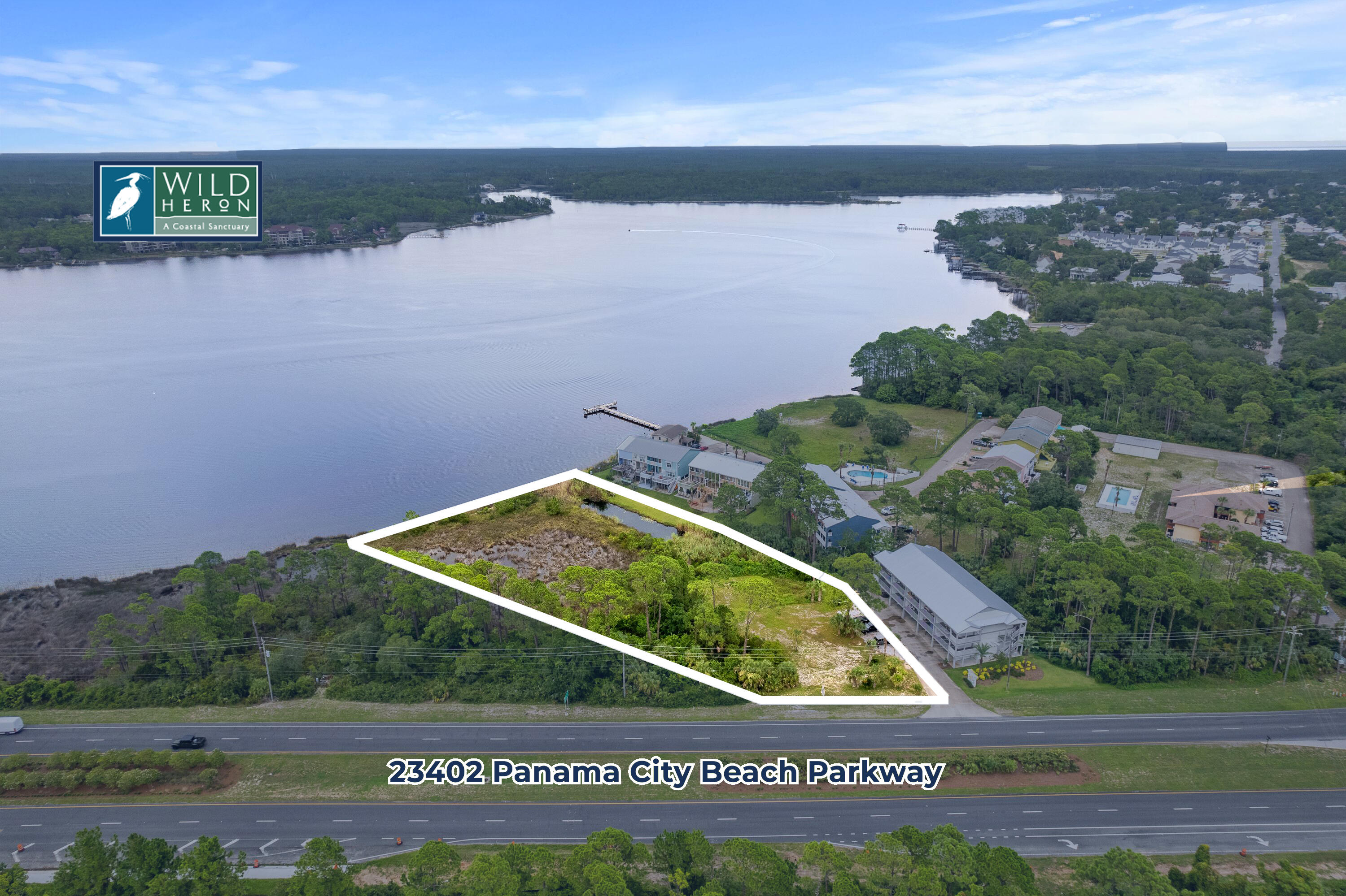 Now available for purchase is this 1.23 acre development site overlooking one of the area's premier Coastal Dune Lakes, Lake Powell. This property is easily accessible to the west end of Panama City Beach as well as a short drive to Santa Rosa Beach and the shopping and entertainment district, 30Avenue.

Zoning of this property allows for residential uses up to 15 units/acre and a max building height of 230 feet. A broad range of commercial uses are also available for retail and professional services.