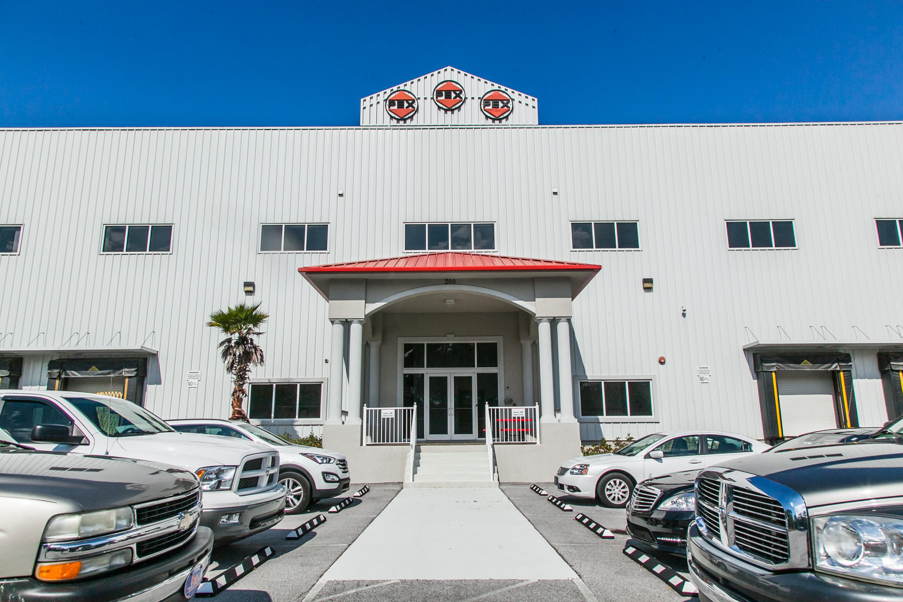 This incredible office and warehouse building is built at a very high quality.
Office space is available on second floor and storage/flex is on first floor. Approximately 1/3 of the office and warehouse space is owner occupied and willing to lease back. Rest space as small as 2,000 square feet can be easily accommodated. 4 Dock high doors and 6 ground level drive in doors.