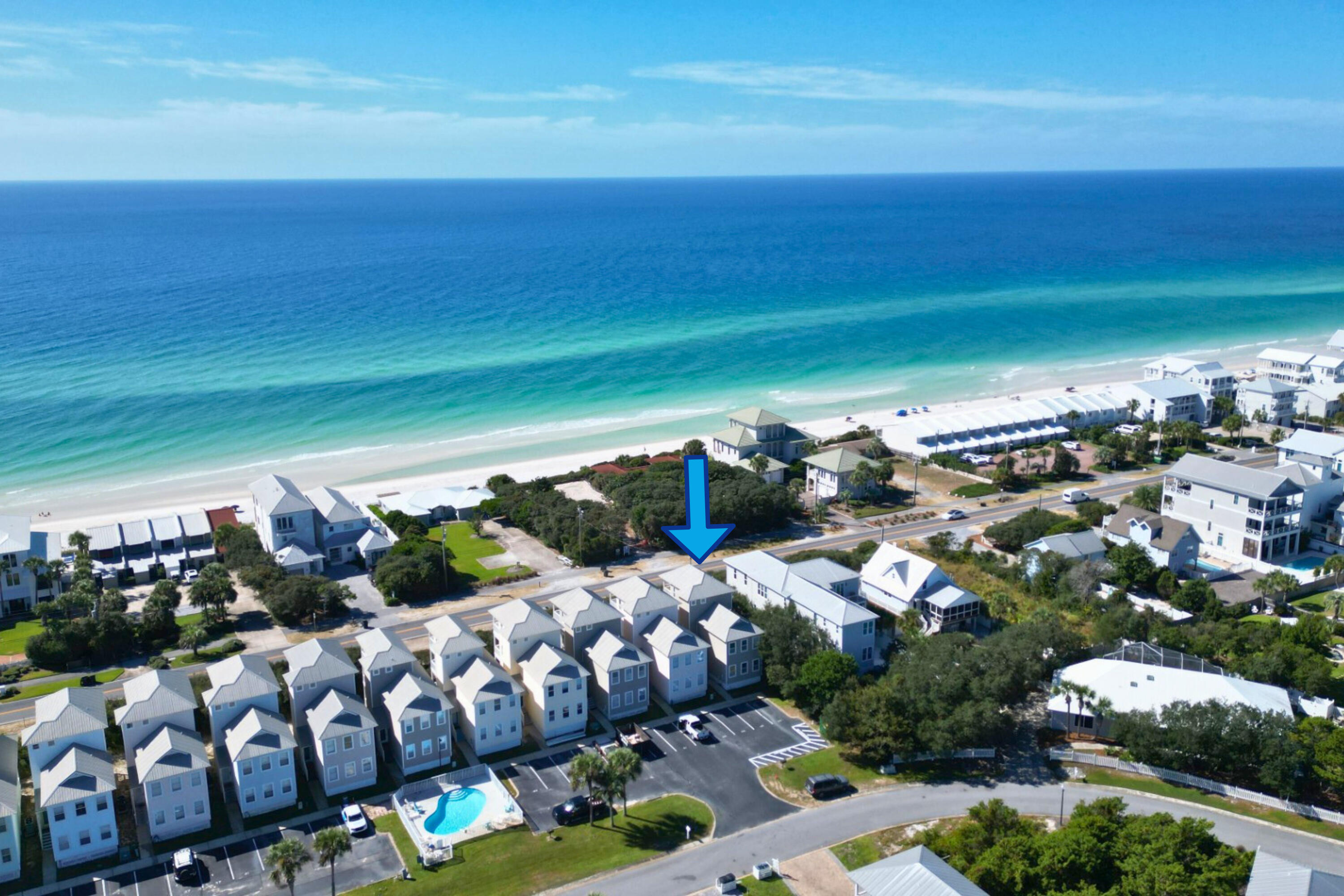 Discover the perfect coastal retreat at 69 Seabreeze Trail, ideally situated right across from 2 public beach accesses on Scenic Hwy 30-A! This stunning 4-bedroom, 4 bath home boasts incredible Gulf views from multiple levels allowing you to enjoy the soothing sounds of the waves.
With balconies on each level, this home is designed for relaxation and entertainment. The open floor plan includes two generous bedrooms on the first floor both with ensuite bathrooms.
The second floor includes an additional bedroom, a bright and airy kitchen, and a welcoming living area that showcases stunning views. While the third floor offers a versatile space with a full bathroom and private balcony—perfect for enjoying morning coffee or evening sunsets.
This property is a rental machine, with easy access to all the attractions along 30A. Enjoy the community pool and dedicated parking spots, making this an unbeatable value! Don't miss your chance to own this beautiful home just 75 steps from the beach!