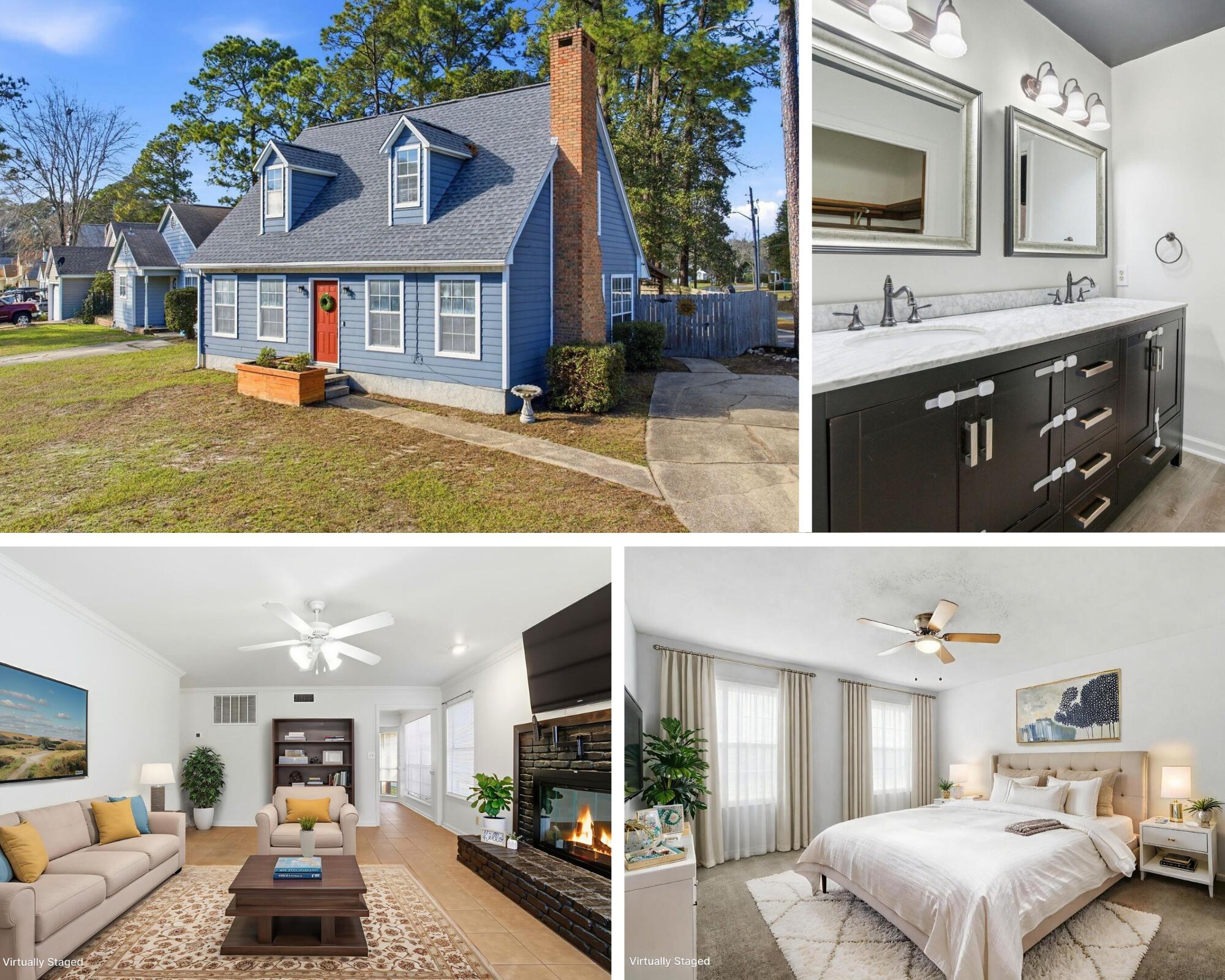Back on the market at no fault of the sellers and listed below previously appraised value! Sellers are now offering a $10,000 credit that can be used toward updates, repairs, or closing costs. This home presents a great opportunity for buyers looking to build equity while enjoying peace of mind with major updates already completed, including a 2021 roof, 2022 HVAC, and 2025 water heater. Welcome to this move-in ready Willow Bend home, located just a short walk from the neighborhood lake. This 3-bedroom, 2.5-bath home features an inviting living area with a wood-burning fireplace, a bright kitchen, a convenient downstairs half bath, and a full-size laundry room. The first-floor primary suite offers a walk-in closet, double-sink quartz vanity, and a charming bay window seating area. Upstairs, you'll find two additional bedrooms and a full bath. Step outside to a fully fenced backyard complete with a pergola and storage sheds, perfect for pets, entertaining, gardening, or relaxing weekends at home. Conveniently located near military bases, HCA Florida Fort Walton-Destin Hospital, schools, shopping, dining, and everyday conveniences.