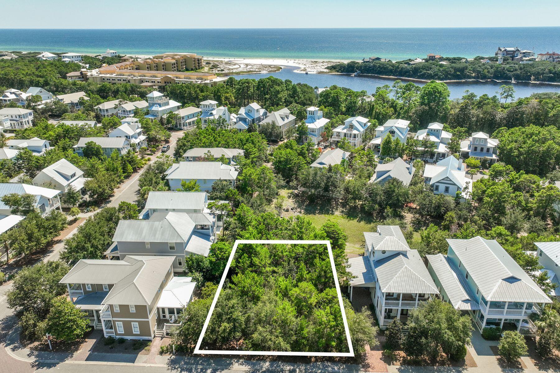 Nestled in the gated community of The Preserve at Grayton Beach, perfectly situated along Scenic Highway 30A between Grayton Beach and Blue Mountain Beach, this homesite presents the ideal opportunity to construct a new beach retreat in a sought-after location fronting community green space with potential for views of the Gulf of Mexico from a future residence. This desirable location offers a high elevation within Flood Zone X. Ideal as a second home, rental investment or primary home, owners and guests within The Preserve at Grayton Beach enjoy an amenity-filled beach lifestyle that includes private beach access directly across Scenic Highway 30A, two community swimming pools, lighted tennis courts with pickleball lines and a fitness center.