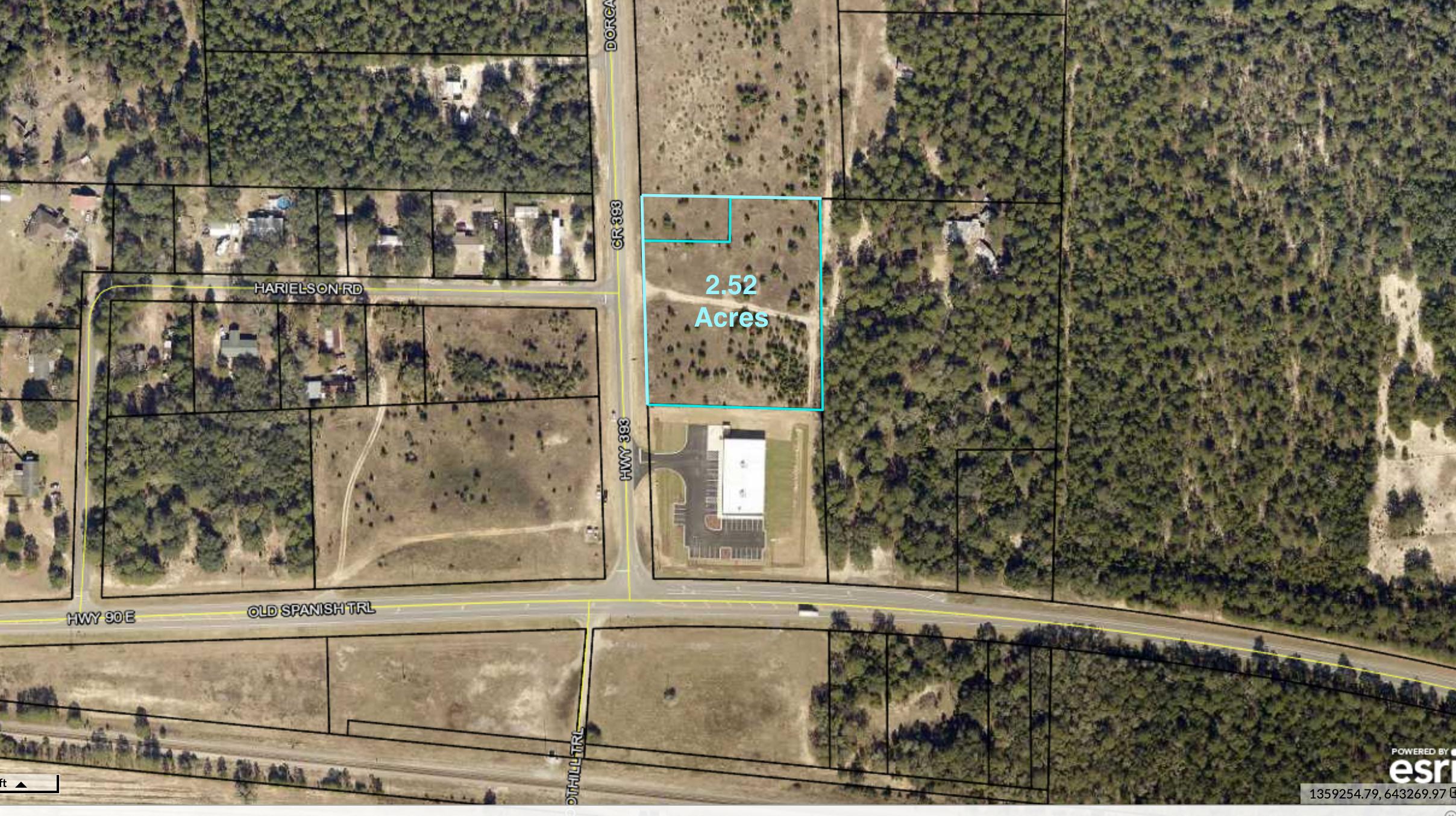 We are pleased to announce the sale of several vacant land parcels totaling over 1,171 Acres in the Crestview Market Area between Interstate 10 and Highway 90. The total acreage for the two separate parcels is 2.52 acres with 360 linear feet of Co. Hwy 393 frontage and is ZONED COMMERCIAL / MU.
The Parcel I.D.'s offered For Sale in this listing are: 15-3N-22-0000-0028-0010 & 15-3N-22-0000-0017-0000IS.