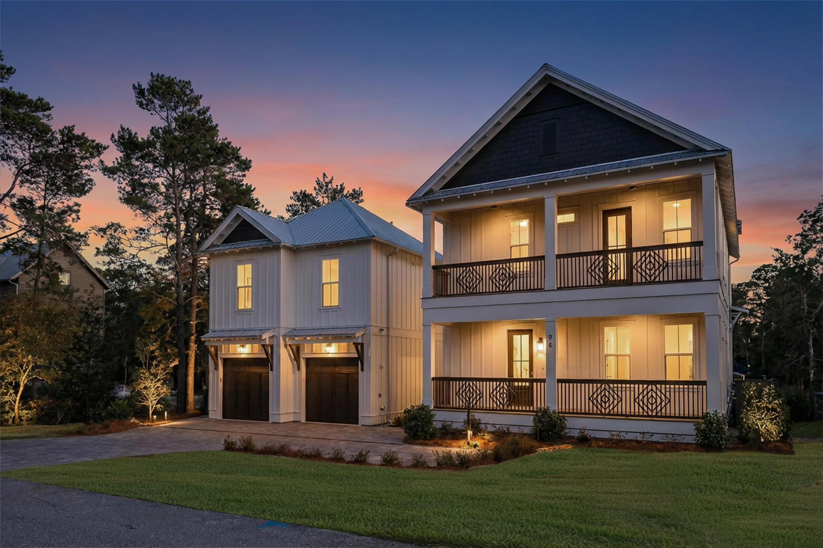 Property is under contract subject to a 72-hour kick-out clause. Tucked away on a quiet cul-de-sac south of 30A and surrounded by the protected natural beauty of Draper Lake green space, 96 Vicki Street offers the rare combination of privacy, walkability, and true 30A living. From this prime west-end location, you can leave the car at home and stroll to Café Tango, Local Catch, or Goatfeathers in under two minutes, bike the scenic 30A path, or take a quick golf-cart ride to Grayton Beach, Gulf Place, or Seaside. With the Gulfview Heights Beach Access just a 6-7 minute walk away, this home delivers the effortless coastal lifestyle buyers seek in a luxury beach property. Built by BMW Homes with exceptional craftsmanship, this 7-bedroom, 5.5-bath residence features over 3,300 square feet of interior living space plus more than 1,500 square feet of porches and outdoor rooms designed for year-round enjoyment. The expansive outdoor retreat includes a 14×25 saltwater pool, large sun deck, outdoor kitchen, covered lounge areas, and a fully fenced yardall bordered by mature landscape for enhanced privacy.
Inside, the main home offers dual primary suites (one upstairs, one down), two additional king bedrooms, and a custom bunk room. Hardwood floors, oak ceiling beams, designer lighting, custom cabinetry, and curated tile selections create a warm, elevated coastal aesthetic throughout. The detached carriage house, complete with its own entrance, full kitchen, living room, two bedrooms, and dedicated laundry, is ideal for extended family, guest privacy, or rental flexibility.
With impact-rated construction, advanced mechanical systems, a spacious two-car garage, and generous storage, the home is built for longevity. Short-term rental income projections nearing $235K annually position this property as both an exceptional second home and a compelling investment opportunity.
Whether you're seeking a primary residence, a private coastal retreat, or a high-performing rental asset steps from beloved 30A restaurants and beach access, 96 Vicki Street offers a lifestyle rarely found at this price point.
