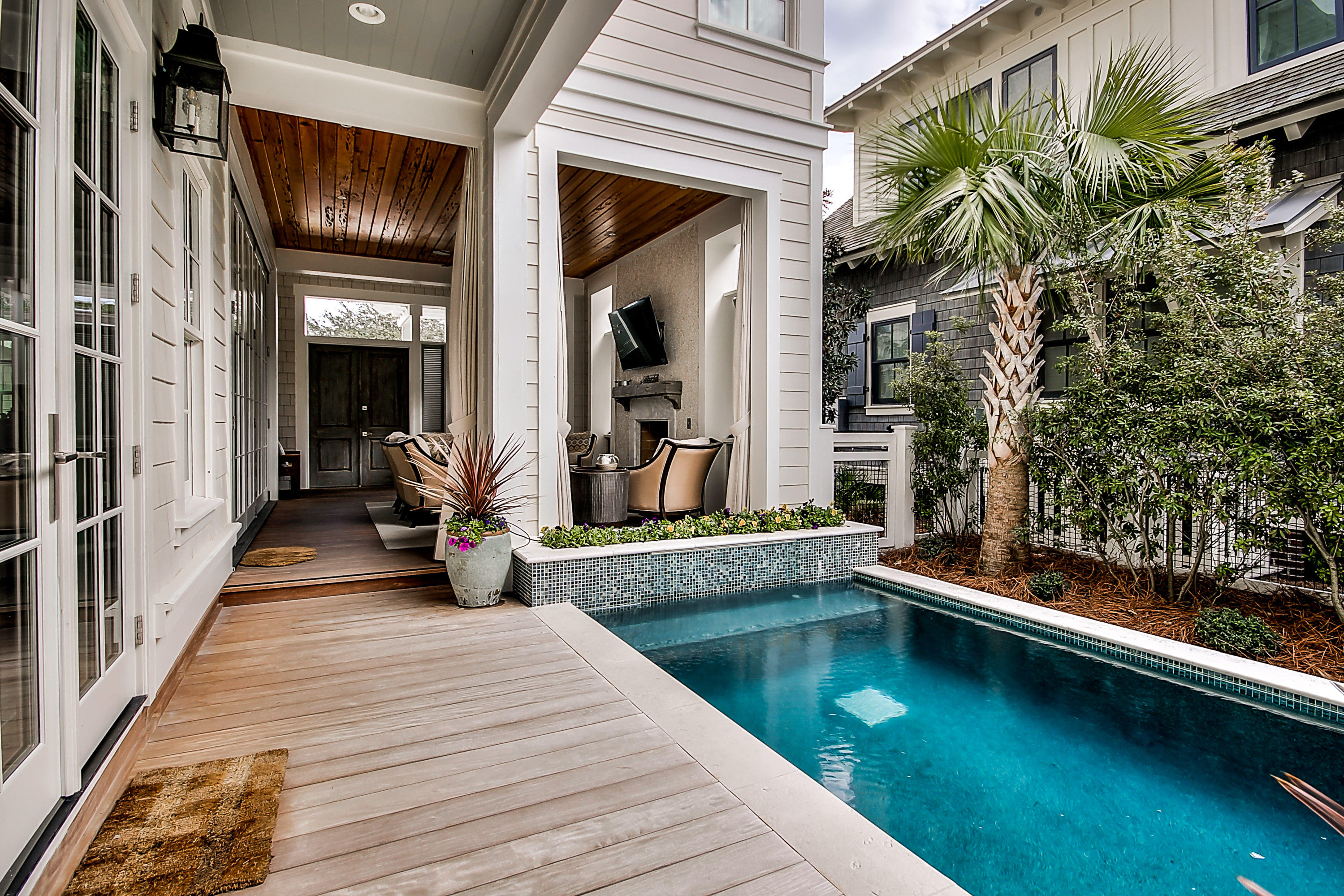 Attention to detail with an abundance of creative talent from the Owners, Architect, Builder and Interior Designer have created this superior Home in the 256 acre Exclusive Gated Watersound Beach with Dunes and one mile of Beach Frontage.The home is an amazing collaboration providing large comfortable indoor and outdoor living spaces with 4 King Bedrooms and
an additional BR plus a bunk on the 3rd floor. The large Gourmet Kitchen has 2 dishwashers, 36'' Subzero Refrigerator with integrated 30'' Freezer, Wolf Appliances and is part of the Open floor plan with 11 ft ceilings and a 10ft Kolbe Folding Door System which opens the indoor living room with fireplace to the Outdoor living area with its own fireplace. Sold Furnished-Karen Waterfield of Sugar Beach Interiors. Stunning