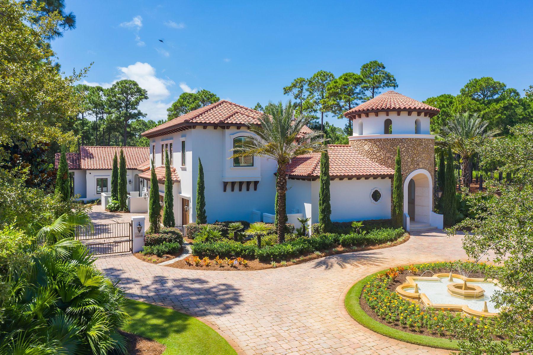 Elegance and privacy exude from this architecturally significant gated estate, complete with lake-front views of the prestigious Raven Golf Course. A worldly vernacular creates a breathtaking design and beautifully curated spaces, ideal for elevated living and formal gatherings. A sense of arrival flows throughout the home, from the soaring tower entryway, manicured courtyard and vaulted beamed ceilings in the foyer. Breathtaking renovation work was completed by renowned Scottsdale based designer Christopher K Coffin, adding tasteful modernity to this extraordinary home. Timeless luxury is found around every corner, from wide plank walnut flooring and Italian marble countertops in the kitchen and butler's pantry, to the 'his and hers'' vanities in the master suite. Providing a truly immersive lifestyle experience, details such as the expansive water-front outdoor living space with sitting and dining areas, summer kitchen, and an elegant pool create spaces perfect for both entertaining and relaxation. A professionally designed theatre and spacious billiards room provide additional opportunities for togetherness, while the main level master suite and study provide unparalleled privacy. A 1,500 bottle climate controlled wine cellar satisfies the needs of connoisseurs and collectors. 

The main level of the home also houses a guest suite with kitchenette, which features a private entry through the front courtyard. A private elevator transports guests upstairs, where a large second floor living area is offered, as well as two adjacent bedrooms, each with a private en suite and views of the beautifully manicured entryway to the home. Auto enthusiasts will appreciate the four car garage, equipped with custom built in storage, while additional convenience is made available thanks to tankless water heaters throughout the home, a Generac whole-home generator.

For those with exquisite taste, this masterfully designed and constructed home is sure to surpass your wildest expectations.