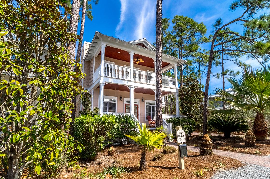 Price Reduced. Bring Offer. Florida cottage in the private community of Lakeside at Blue Mountain Beach is an ideal location for permanent residents or as a short-term rental. 181 Matts Way backs up to Point Washington State Forest. The home includes 4-bedroom  3 full baths  2 half baths  two master suites  private porches  mudroom  office area and media/bonus room with surround sound. The separate media/bonus room has a wet bar and a half bath. The Kitchen has Stainless Steel appliances  Granite counter tops  Tile back splash and Custom Wood Cabinetry. Other features include Real Oak hardwood floors  Travertine  2nd Floor Laundry  Covered porches on both levels  Mature landscaping  Well & Sprinkler System and One car garage. Lakeside at Blue Mountain Beach offers a pool, clubhouse and workout center and is just a short walk, bike or golf cart ride to public beach access.  Blue Mountain Beach is close to restaurants, shopping, biking and walking trails and only a few miles to Seaside and Grayton Beach.  All information is deemed accurate but should be verified by the buyer.