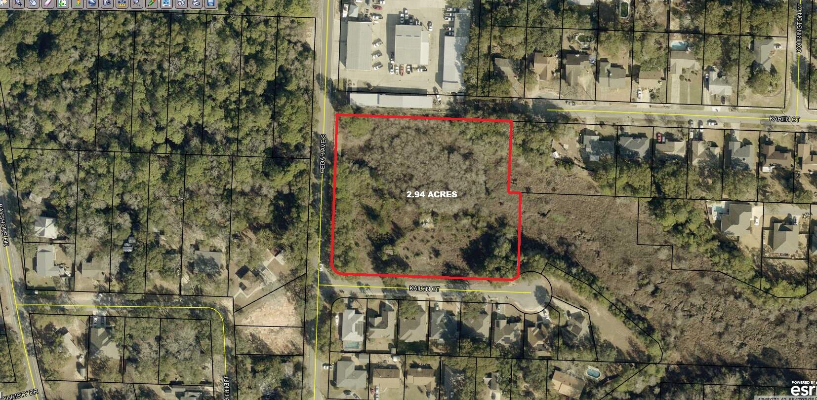 Discover a rare offering in one of Niceville's most established and desirable residential corridors. This strategically located 2.94-acre vacant parcel sits along S. Cedar Avenue--just two blocks from Choctawhatchee Bay--and is perfectly positioned for a boutique residential development or a collection of private homes.

Originally platted for 15 individual lots, the property now lends itself exceptionally well to a 4- or 5-lot configuration along Kailyn Court, offering generous homesite sizes, mature trees, and the charm of an established neighborhood setting. Utilities and public services are nearby, and the surrounding area features a blend of well-maintained single-family homes, quiet streets, and walkable access to the best of Old Niceville. 

All information is believed to be accurate but is not guaranteed. Prospective buyers are responsible for independently verifying all information and determining the property's suitability for their intended use. All final terms are subject to negotiation and shall be set forth in a fully executed sales agreement between the parties. Unmatched Proximity & Lifestyle Amenities:

Top-Tier Schools: All primary and middle schools are within minutes, and Niceville High School is only a 3-minute drive, making this a perfect location for families seeking placement in one of Florida's most sought-after public school systems.

Military Convenience: Just 15 minutes to Eglin Air Force Base, providing a prime location for military families and investors looking to tap into strong and stable housing demand.

Outdoor Recreation: Stroll to the bayfront in under 5 minutes, launch a kayak or paddleboard, or enjoy the nearby parks and waterfront green spaces that define Niceville's relaxed coastal lifestyle.

Central Access: Minutes to Niceville's commercial districts, medical offices, shopping, restaurants, local cafés, and the expanding Niceville-Valparaiso cultural and civic amenities.

Regional Attractions: A short drive places you at Destin's white-sand beaches, the Emerald Coast's dining and retail hubs, and the region's renowned boating, fishing, and adventure destinations.

Ideal for: small-scale developers, custom home builders, or end-users seeking an infill opportunity with substantial upside in a high-demand, low-inventory market.