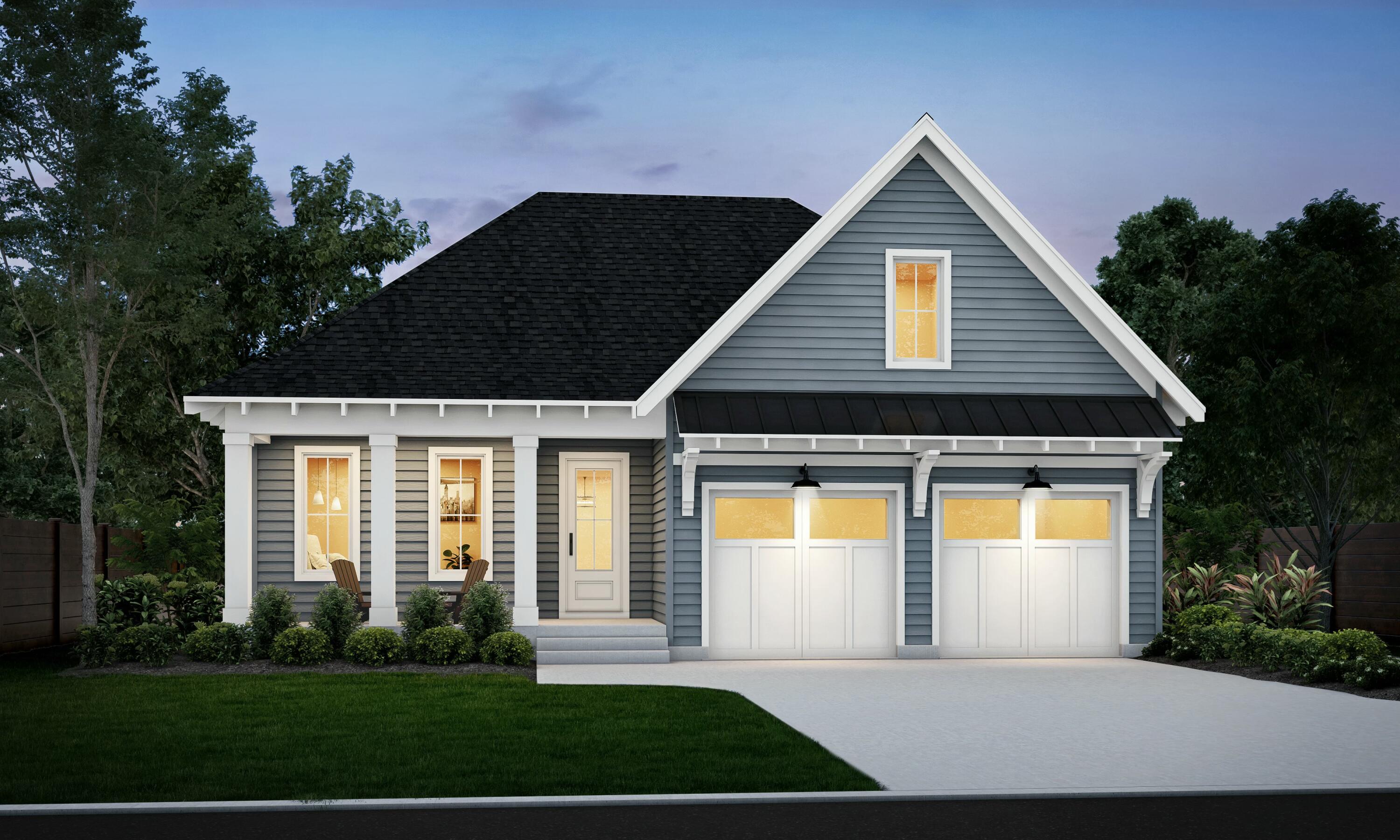 Entered for comp purposes. Appraiser, see contract for a list of features and upgrades. Experience luxury living in the Kellie Plan, a stunning new construction home in Powell Landing East. Thoughtfully designed by Arkon Group, this 4-bedroom, 3.5-bathroom home spans 2,715 sq. ft. of conditioned space and 418 sq. ft. of covered porches. Inside, 10' ceilings, crown molding, luxury vinyl plank flooring, gas fireplace in living room, along with stainless steel appliances, stacked cabinetry with lighting, an extended island, quartz countertops in the kitchen.
