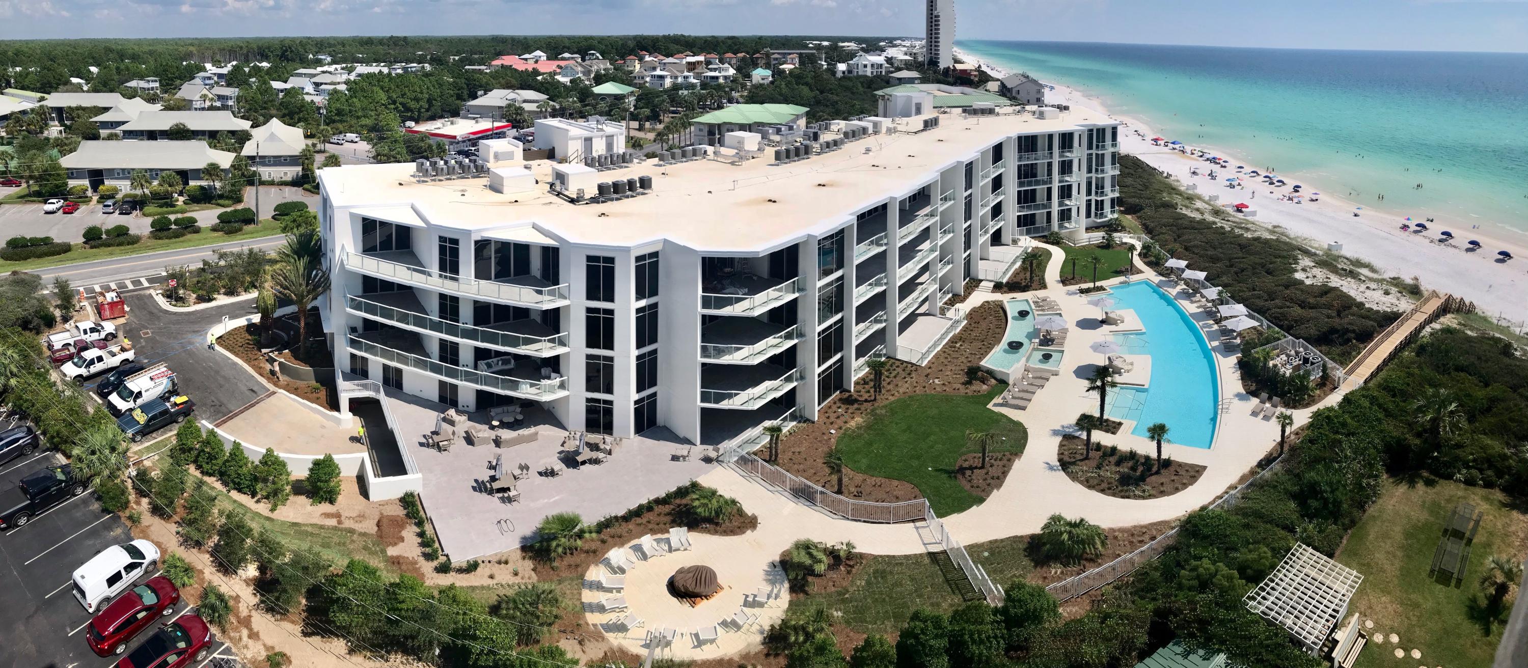 Tour The Furnished Model Today, Development is complete and ready for move in.
Modern Luxury Perfected - Thirty One on 30A, an ultimate destination for owners who seek the pinnacle in architecture, design, comfort and foremost beachfront living. Located in Seagrove, the 3.92 acre property boasts over 335' of white sand beach frontage. Positioned 1.5 miles east of Seaside. Amenities include secure underground parking, a resort style pool and expansive pool deck, private owner's storage areas, golf carts provided for owner's use, luxuriously appointed lobby, fitness room, and kitchen. Step off your private elevator and you are greeted by a refined selection of organic materials utilized in an updated, modern way. Note: furniture not included. Interior photos are taken in a similar residence