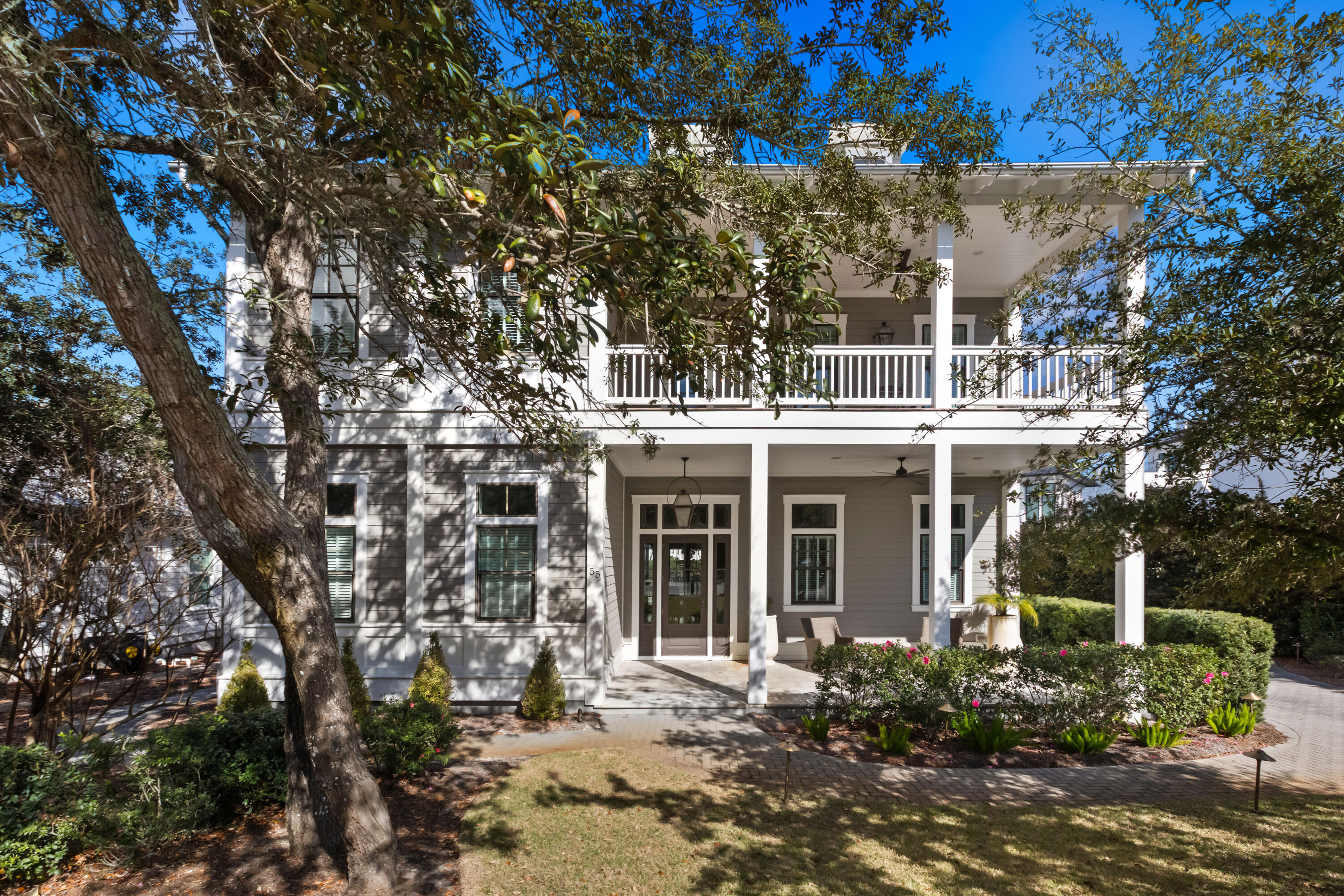 Nestled in the heart of Seagrove Beach on a quiet no outlet street, this custom-built home offers an exceptional blend of comfort, craftsmanship, and coastal lifestyle. Designed for relaxed living and effortless entertaining, the residence features four spacious bedrooms and four-and-a-half beautifully appointed bathrooms.

Fabulous outdoor space includes a heated pool, screened-in porch, summer kitchen, and dedicated outdoor dining area for enjoying year round. Inside, custom hardwood floors lead you through an open-concept floor plan highlighted by a chef's kitchen that flows seamlessly into the main living spaces.The home offers two primary suites, one on each level,  along with two additional en-suite bedrooms on the second floor. Spa-like bathrooms feature oversized walk-in showers with custom tile work.

There is a two-car garage, and parking for four additional vehicles. The owner is offering a new six-seater GEM car and two electric bicycles, making it easy to enjoy the surrounding beach community with ease.

This is a rare opportunity to own a thoughtfully designed home in one of Seagrove Beach's most desirable settings. Please come experience this special property for yourselfschedule your showing soon.