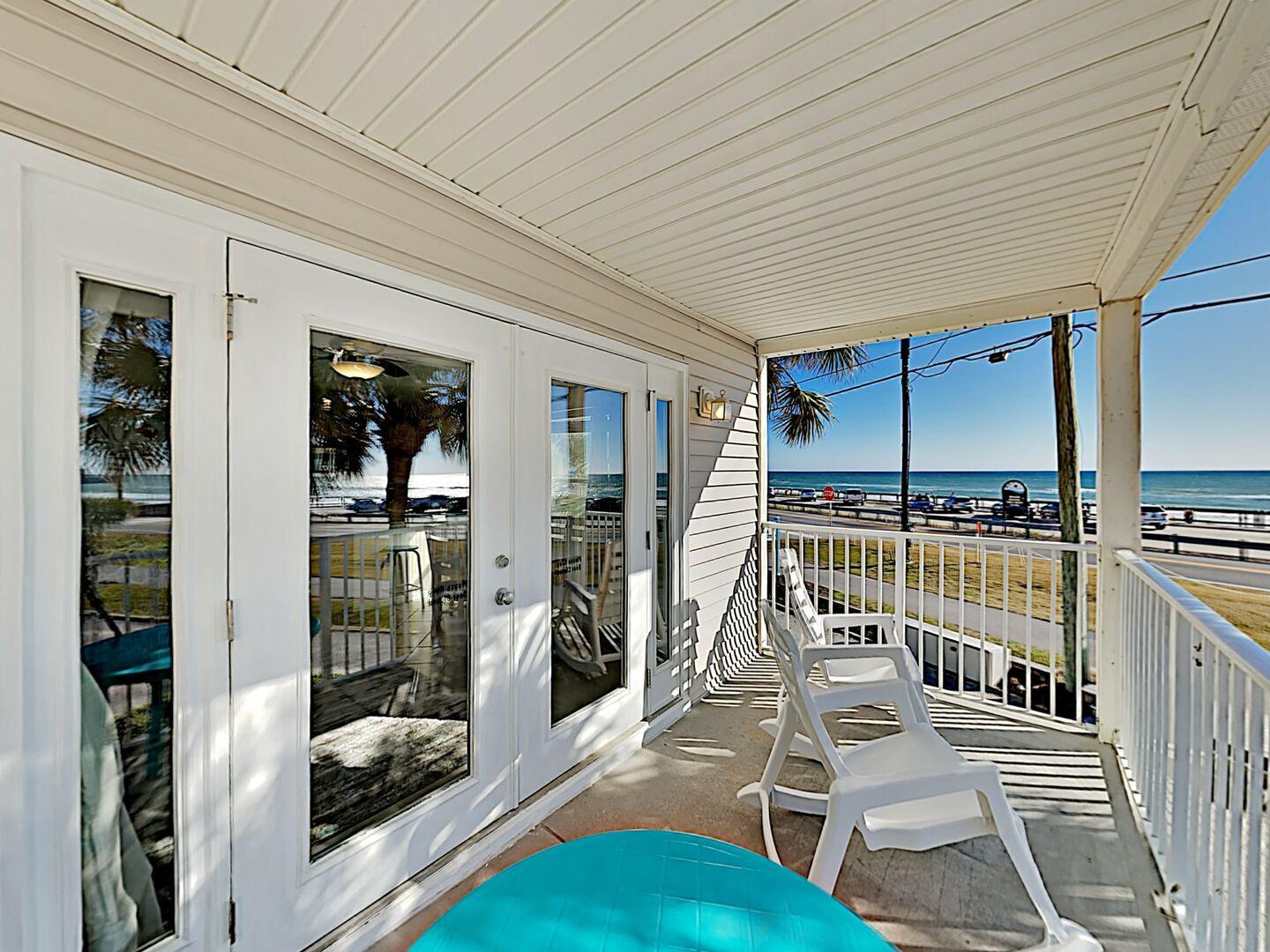 Located in the highly desirable area of Scenic 98 just steps away from the beach and restaurants.  You will have gorgeous gulf views from every window and watch the most spectacular sunsets!  This 1 bedroom with bunks brings in 25K in gross rental income annually and projected to do more in 2021. Enjoy the refreshing pool and NEW hot tub while listening to the waves break on the beach.  A NEW hot water heater was just added along with NEW mattresses and New linens, towels and bedspreads.  It is rental ready and has many bookings for this year. Great investment property in pristine condition!  Accommodates 6 guests comfortably.  The sleeper sofa has a 5 inch mattress.  Please refer to the small Exclusion items of personal things. Don't miss out on this one!!
