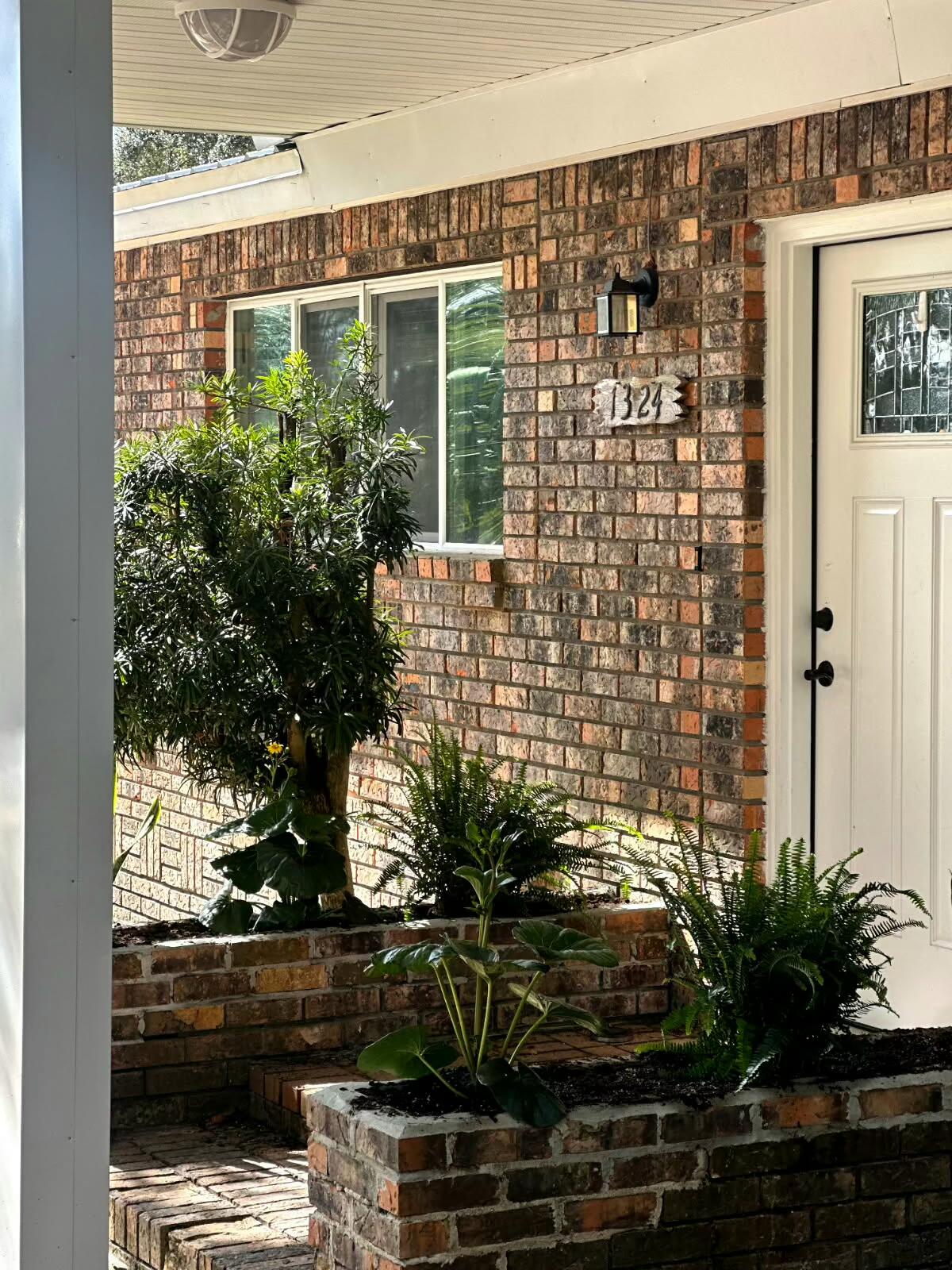 4 bedrooms and 2 baths in the main house with a 2 bedroom 1 bath house in the back yard. Centrally located between the two bases.  5.7 miles to Eglin AFB main gate. 2.9 miles to Hurlburt AFB back gate.  Many upgrades with tile floors throughout. Baths were updated as  well.  Kitchen has shaker style cabinets and granite countertops. Large laundry room off kitchen. There is a carport in rear of the home with 325 ft of storage accessible from the kitchen . New HVAC system summer of 2025. There is a separate two bedroom, one bath home in  the back yard. It has been completely upgraded providing a suitable living space for adult children or an in-law apartment. Ample parking in rear.
