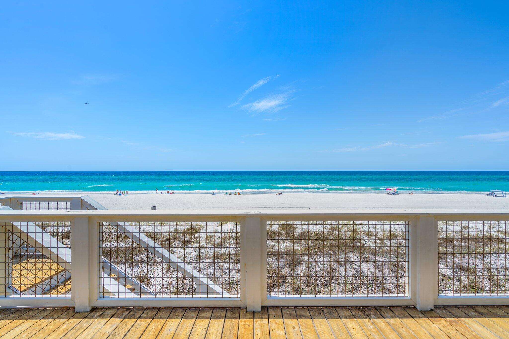 Complete renovation of Gulf front home on 50ft x250ft lot. Gulf views from most rooms including primary bedroom, secondary, living room, kitchen & from over 2000 sq ft of balconies & decks. Italian Carrera marble in kitchen & bathrooms, new Viking appliances, flat screen TVs, security system with cameras, smart home lighting & automation from Control 4. High-end designer materials throughout: Kohler Newport Brass, Ann Sacks & Aguayo tile. Living area & kitchen features several 200 year-old hand hewn salvaged beams. Renovations include all new hurricane impact windows, oak floors, new 5 ton HVAC, plumbing, wiring, hurricane strapping, new metal roof, solid shiplap interior walls, exterior siding, all new insulation & all  sealed decking has been replaced. Mostly furnished and move-in ready.
