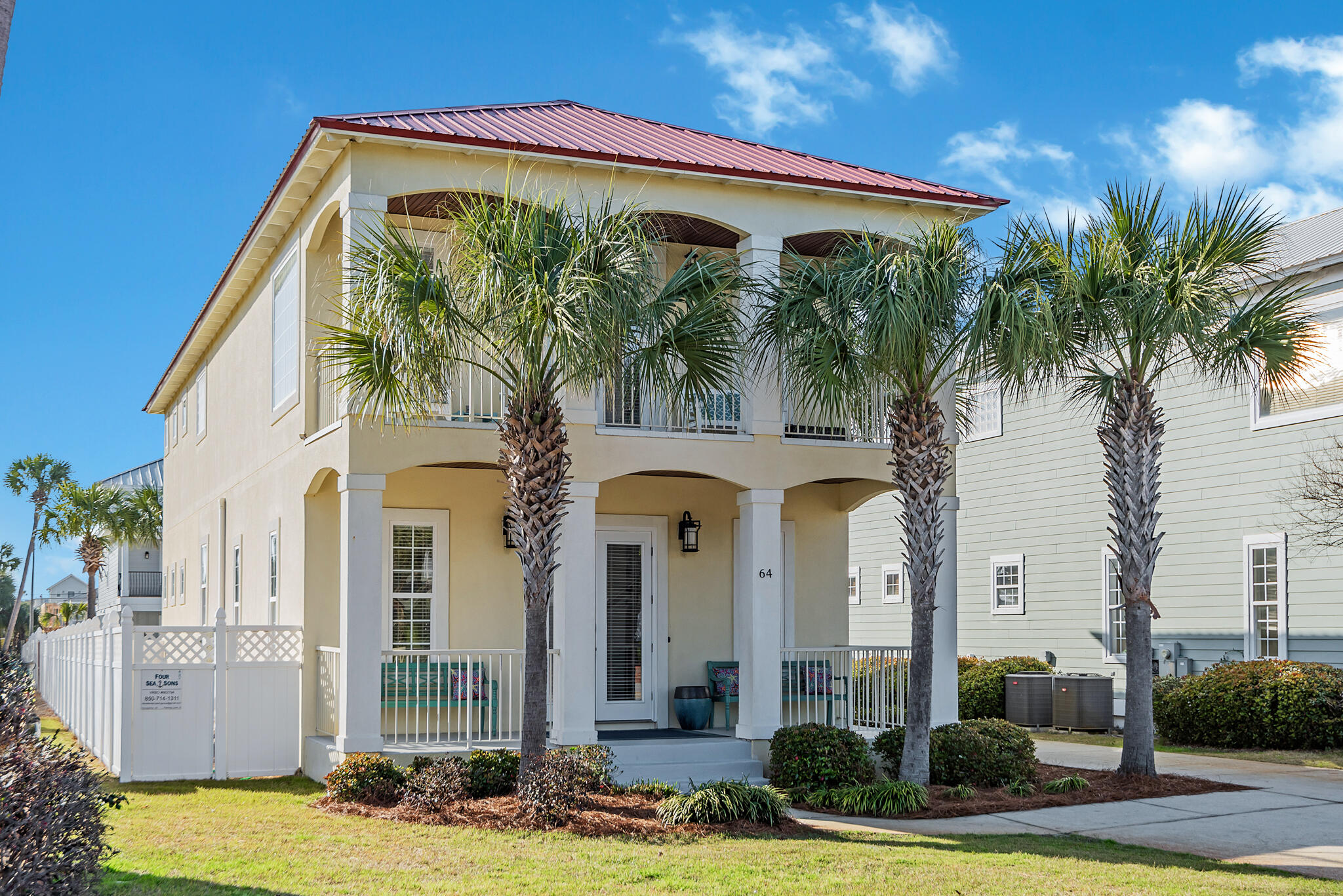 LOCATION LOCATION LOCATION! Expansive Mediterranean style home, less than 300 ft from the Tarpon St Beach Access on the east side of Crystal Beach.  Rare to find the combination of size, location, and layout of this 9-bedroom home, which makes it your perfect vacation getaway and a lucrative income property.  

This turnkey rental has 2022 gross rental revenue projections of over $308,000: $229,000 on the books as of 2/14/2022.  

This Home is in Flood Zone X, NOT in a Cobra Zone, and NOT in an HOA.  A fantastic income-making opportunity- the perfect Vacation Oasis!

The main house includes 5 bedrooms and 4 ½ baths, with an additional 4 bedrooms and 2 full bathrooms in the Carriage House, making it ideal for large reunions or families that enjoy their privacy. The home features classic travertine flooring, soaring ceilings, and tastefully appointed furnishings.  The main house has double Master Suites (one on the main floor, with another one on the second floor featuring an attached private balcony boasting a view of the Gulf).  The updated Kitchen features white cabinetry, granite countertops, and the perfect open floor plan for family dining and entertaining.   

The private and comfortably spacious courtyard has a large heated pool, designed for family fun and perfect for large gatherings.  The driveway accommodates at least 9 vehicles, or can easily house your boat or RV. 

While the world famous white sandy beaches of the Emerald Coast  are just a stone's throw away, this family beach community also boasts over 6 miles of trails nearby, perfect for biking, jogging or walking. It is only a short distance to Destin Commons for premier outlet shopping, extensive restaurants, movies, and non-stop attractions.  

COMPLETE SET OF PICTURES COMING NEXT THURSDAY. 2/24/22