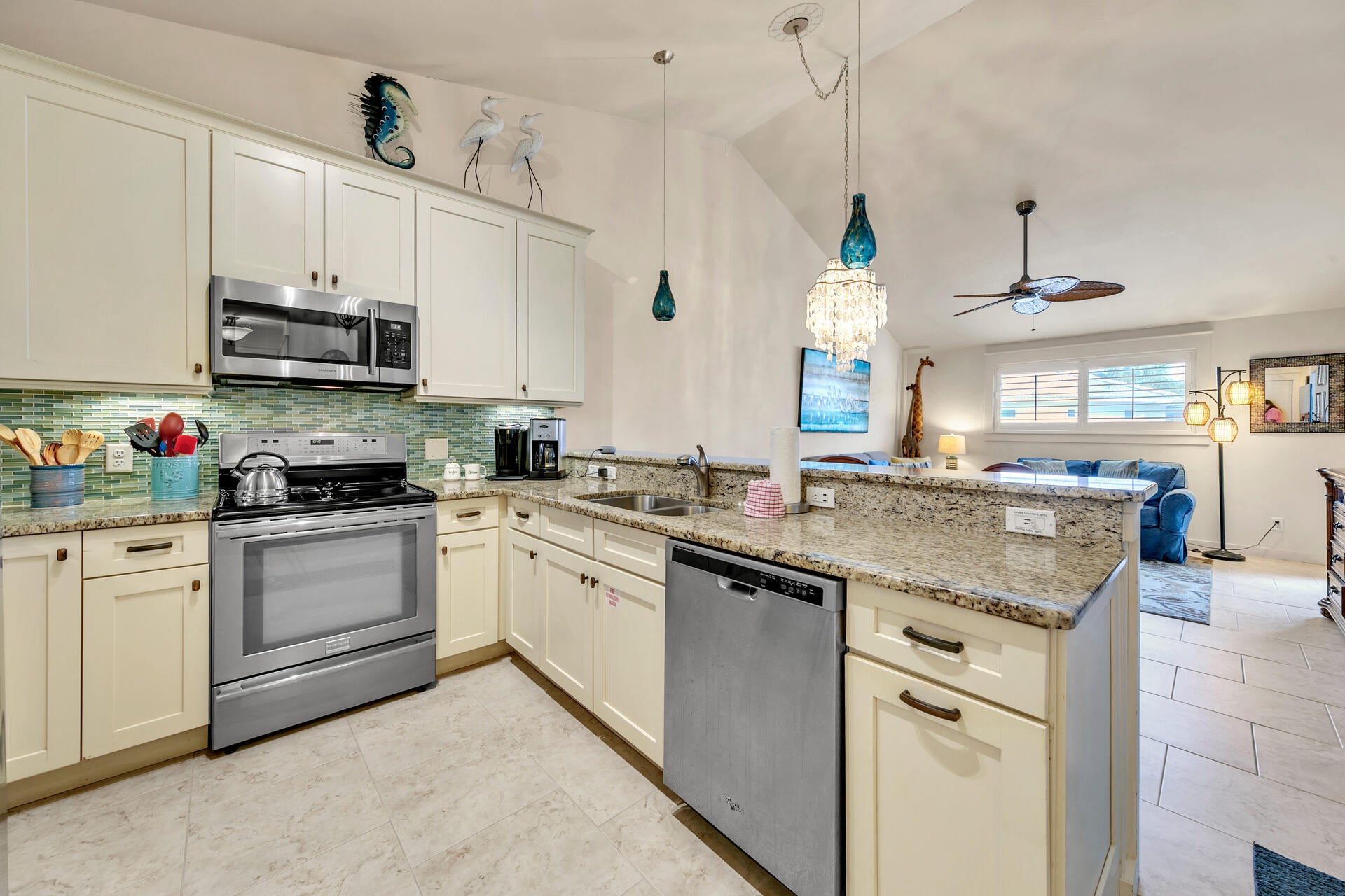 SELLER WILL PAY SPECIAL ASSESSMENT COMING UP! This beautifully renovated one-bedroom condo offers the ultimate coastal escape and a fantastic investment opportunity in the heart of Destin! Step inside to discover a modern open-concept layout with stylish upgrades throughout. The fully updated kitchen boasts granite countertops, sleek cabinetry, and stainless steel appliances, making meal prep a breeze. The bedroom is a large retreat with an adjoining balcony to enjoy the Gulf breezes. The spa-like bathroom features a new vanity and soothing neutral tile, creating a relaxing retreat. Same tile flooring abounds throughout. Just a short stroll from the sugar-white sands and emerald waters of the Gulf, this turnkey unit is ideal for personal getaways or as a high-demand vacation rental. Located in a premier beachside community, Chateau La Mer, residents and guests enjoy top-tier amenities, including a heated pool, new pickleball courts, lighted tennis courts, a playground, and picnic areas with barbecue stations. Plus, private beach access ensures effortless days in the sun.
With strong rental potential and an unbeatable location near Destin's best restaurants, shopping, golf, and attractions, this condo is the perfect blend of luxury, convenience, and investment value. Don't miss your chance to own a slice of paradise! Chateau La Mer is a charming beachside community along Scenic 98 in Destin, Florida, offering a relaxed coastal lifestyle just steps from the sugar-white sands of the Gulf. This family-friendly retreat features spacious condos, a large heated pool, lighted tennis courts, a playground, and picnic areas with barbecue stations. Private beach access ensures endless sun, sand, and stunning sunsets. Conveniently located near top restaurants, shopping, and attractions, Chateau La Mer is the perfect blend of tranquility and adventure on the Emerald Coast.