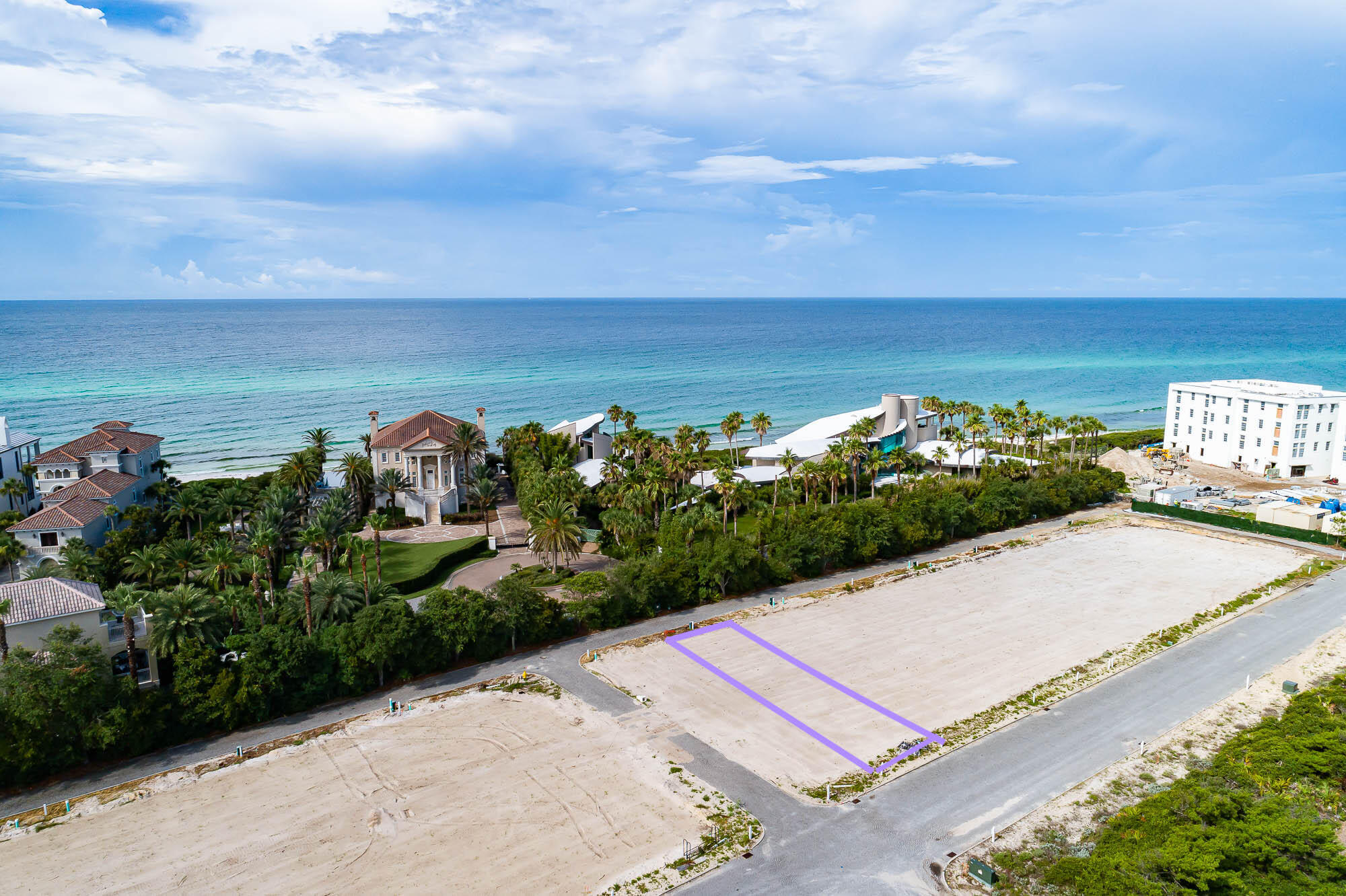 Amazing opportunity to own on the South Side of Alys Beach! Gulfview lot ready to build with Architectural Plans!!!  Steps to the sand Close to the homeowner's Beach Club. Get a head start, save time and realize the dream of constructing a new home in Alys Beach sooner than imagined.