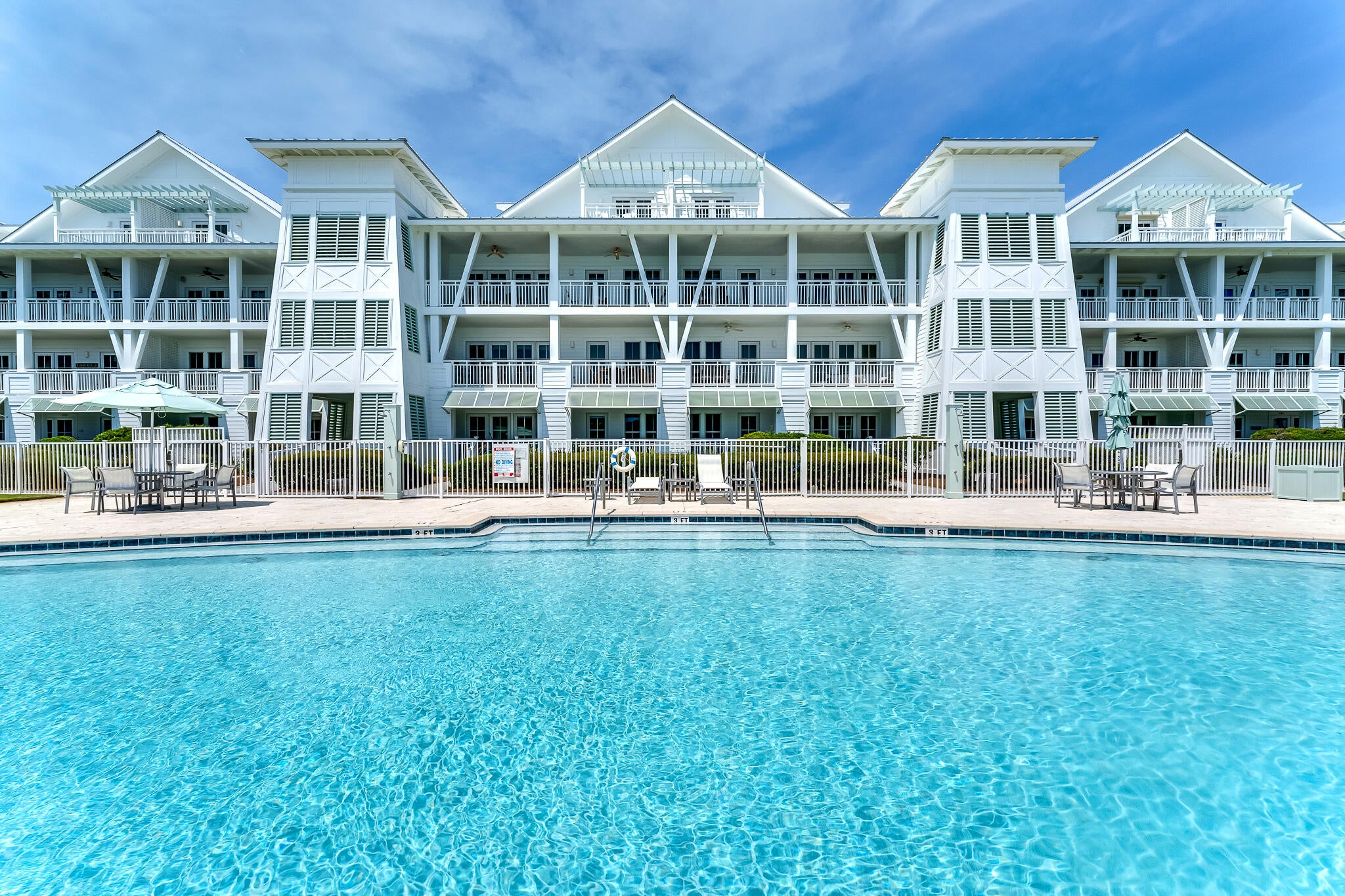 Live Gulf Front! A Watercolor Beachside condo. From the moment you step in the door there are sweeping views of the gulf and the dunes. This beautiful 4 bedroom 3 full bath condo is being offered fully furnished. On the main floor you will find an open kitchen dining and living room area. French doors lead to an expansive porch that overlook the dunes and gulf waters. From here the view is a show stopper. Also on this level you'll find a large master suite and remodeled master bath with a large free standing tub. There is second guest bedroom and remodeled bath on this level as well. This condo lives like a home with two full floors and a three porches. On the first floor you'll find a second master suite complete with newly remodeled bath that features a large luxury shower Behind the large custom barn door there is a bunk room that sleeps 4 with it's own closet and sitting area. There's easy access to your own under cover private parking spot with an additional dedicated parking spot for guests. Exit through the french doors for direct access to Watercolor's private beach or to your semi private heated pool. There's nothing else like the convenience to Watercolor's many restaurants, parks, and and pools. The condo is on the rental program with Royal Destinations and has had excellent rental history including $30,000 in rental money for 2022.This is a lifestyle that few get to experience. Come find out what makes this opportunity so special.
* All measurements to be verified by buyer or buyer's agent.