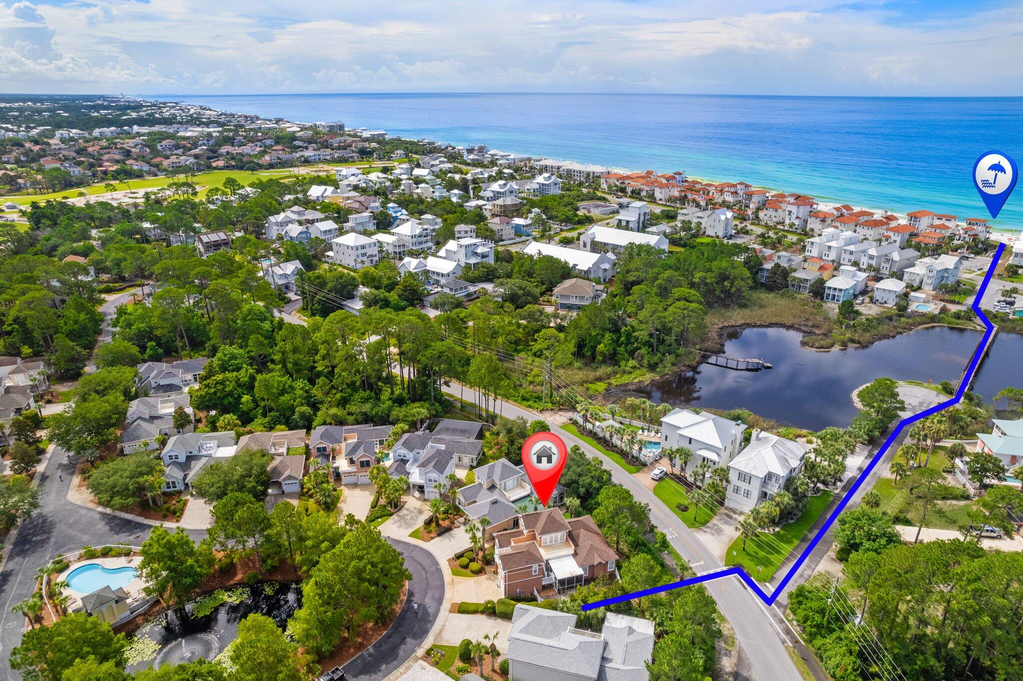 Beachside Living with Room to Make It Your Own - Just Minutes from 30A. Welcome to 200 Masters Court, a cherished family home held since 2003, now ready for its next chapter. Tucked into a welcoming neighborhood just minutes from the sugar-white sands and lifestyle of Scenic 30A, this property offers the rare combination of space, flexibility, and possibility—perfect for those seeking a primary residence or second home near the beach (without the need for short-term rentals < 90 days).
The main home features 3 bedrooms, with the primary suite and an additional bedroom or home office conveniently located on the main level, ideal for easy everyday living. Above the garage, a carriage house with a private bedroom and bath provides endless options—guest suite, private retreat for family or a quiet workspace.
This is a home designed for connection. Enjoy the neighborhood pool and surrounding area, gather with family and friends, and imagine updating the spaces over time to reflect your personal style. Whether you envision coastal charm, relaxed beach living, or a thoughtful refresh, this property invites you to bring your vision to life.
Homes this close to 30A, with this much versatility, are increasingly hard to find. Come walk the property, feel the space, and see the possibilities for yourself. Schedule your private showing today and start imagining the memories waiting to be made at 200 Masters Court.