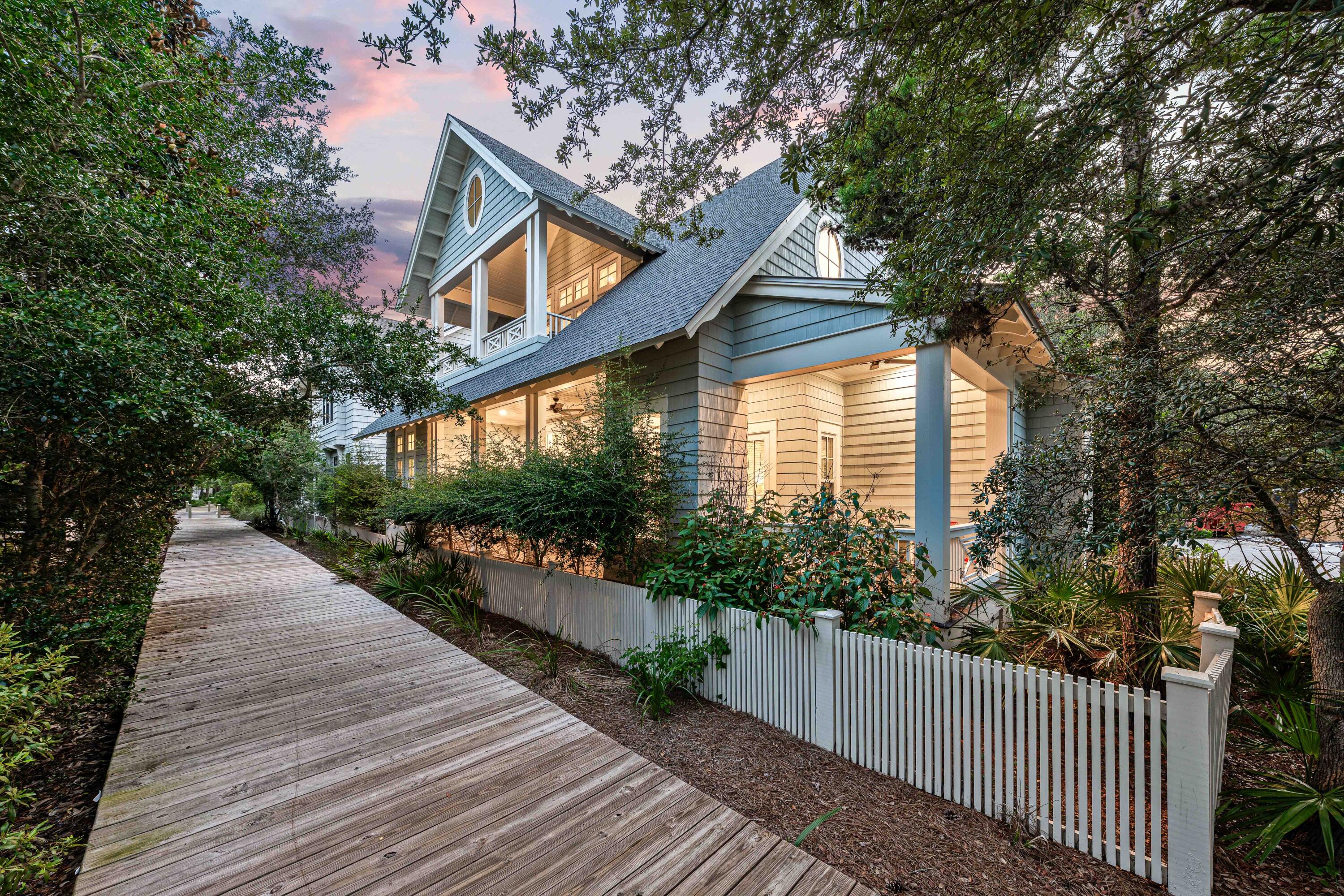 Located within the gated community of Watersound Beach, 34 N Watch Tower Lane offers a seamless blend of modern coastal design and luxurious living. This exquisite five-bedroom, five-and-a-half-bathroom residence, which includes a detached carriage house, is perfect for both relaxation and entertaining.

The main home boasts an open-concept layout with expansive living areas and a chef inspired kitchen equipped with top of the line Thermador appliances, marble countertops, and custom cabinetry. A spacious primary suite on the main floor features a spa-like bathroom with a soaking tub, separate shower, and dual vanities. The second floor houses a cozy additional living space and three guest bedrooms, including a bunk room, each with an en-suite or shared bath. he detached carriage house offers added flexibility with a private bedroom, full bathroom, kitchenette, and separate living area ideal for guests or multi-generational living.

Outdoor living is enhanced by a private courtyard, sun deck, and covered porch area, offering space for relaxing or entertaining.

34 N Watch Tower Lane is a rare gem, offering an opportunity to own a piece of this coveted coastal enclave. Inquire today to schedule a private showing.