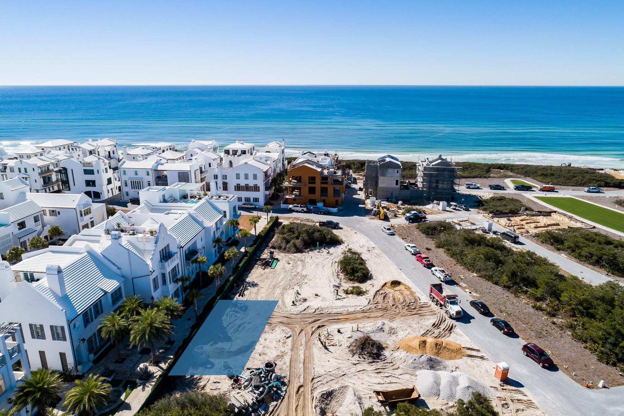 Incredible South of 30A homesite opportunity located on the corner axis of famed Turtle Bale Pedestrian Path designed by award winning Page Duke Landscape Architects, in collaboration with sculptor Dan Dutton, is now available for purchase. This corner condition homesite holds endless design opportunities with its unique placement to Turtle Bale hosting dramatic elevations opening to the park.
Steps away is the Turtle Bale Beach Access with design views of the Gulf of Mexico that is near the private owners Beach Club.  This iconic location will satisfy the most design savvy.  Homesite XX10 allows for a 2-story home with an allowable 3rd story roof terrace that can accommodate a roof top pool & outdoor kitchen if desired. 
This rare homesite has an elongated elevation in a North to South manor contiguous to homesite XX9 which carries the same North to South elevation.  An owner can purchase both properties to further enhance the design creativity & size of the home.  This one-of-a-kind property will not last.

Nestled on 158 acres along the emerald waters and serene white sand beaches of Northwest Florida's Gulf Coast, Alys Beach is a New Urban community created with the highest standards for beauty, sustainability, and quality of life. White masonry homes are inspired by the harmonious architecture of Bermuda and Antigua, Guatemala. Courtyards meld indoor and outdoor spaces. Parks and trails preserve the wonder of a unique coastal habitat.