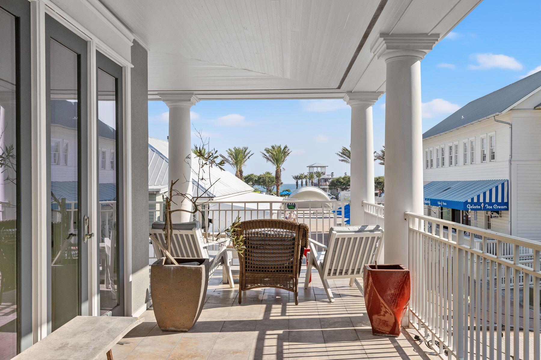 Welcome to the heartbeat of Seaside, Florida, where this dynamic commercial/liv- work building offers three avenues of income. On the ground floor, profit from the bustling energy of foot traffic with a prime commercial space currently occupied by a thriving business owned by the seller. Looking to make it your own? The seller is open to continuing a lease agreement or vacating, providing flexibility for your entrepreneurial dreams. Above, discover two separate short-term rental apartments, each offering a slice of Seaside's charm and generating over $191,000 in revenue. Picture yourself relaxing on the rooftop terrace, soaking in 360-degree views of Seaside, Florida, and the Gulf of Mexico.  Whether you're an investor seeking lucrative returns or a business owner ready to make your mark in this iconic village, this property holds endless potential. Don't miss this opportunity to be part of the vibrant pulse of the Early Morning Hour District in Seaside's Ruskin Place Art District.

First floor commercial with Seller willing to remain for 3 years paying a $10,000/month rent, or Seller will vacate should buyer wish to put in own business which has to be agreed by SCDC. Second and third levels are separate short term rental apartments