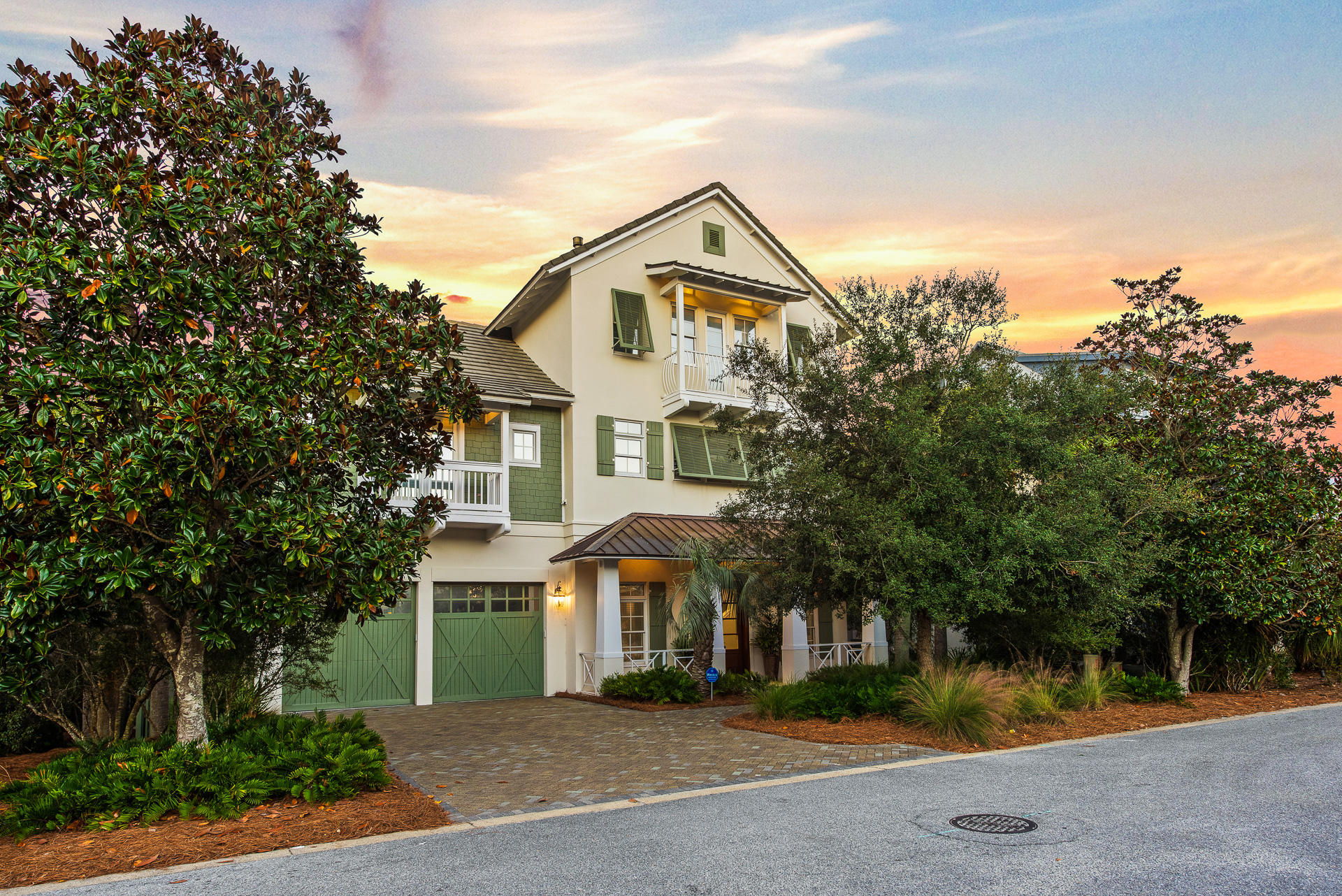 Located in the Retreat, one of the most desirable neighborhoods on 30a, 61 E Bermuda Drive offers you privacy and exclusivity with the back of the property facing the preserved natural area. Located just steps away from The Retreat's private beach access and the Retreat Beach Club, 61 E Bermuda Drive is perfect as a primary residence or a secondary home, and ideal for any size family. This gorgeous home includes four bedrooms, three full bathrooms & one half bathrooms, a large living space with a fireplace and built-in bookshelves, a sitting room with an attached balcony, and an entire guest floor with separate media room and living space with a wet bar. An elevator services all three floors, making it a welcoming abode for large families with young children. Entertain family and friends on the large outdoor tiled patio, complete with an outdoor kitchen. Enjoy life how it should be, in one of the most exclusive neighborhoods on 30a.