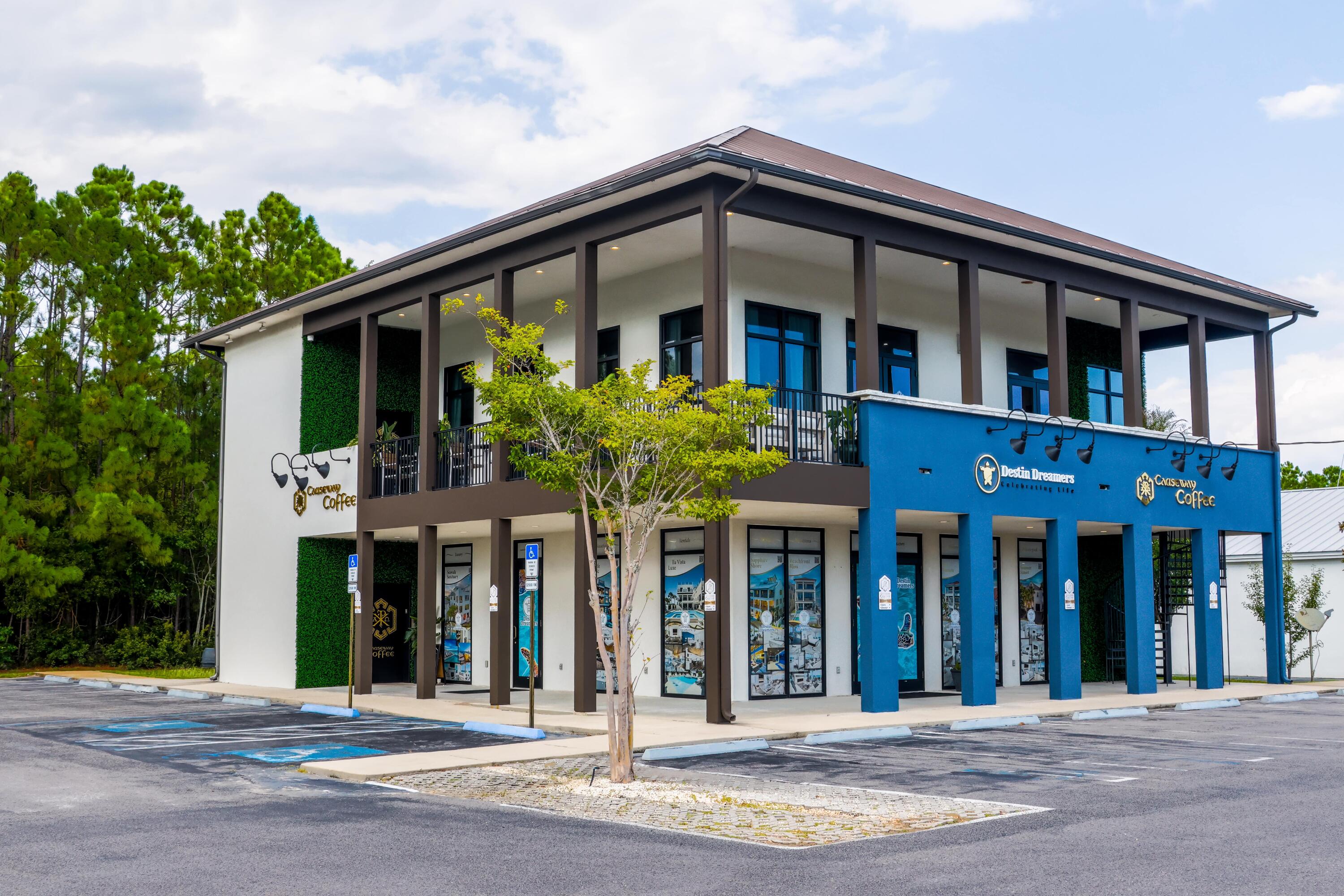 Freestanding Building in Miramar Beach, FL with 8,300 ft Expansion Potential!!   Investors take note!!!   7% cap rate with long term leases on current building!!!
Welcome to this prime commercial property in Miramar Beach, Florida,  This versatile building presents a unique income-producing opportunity, ideal for an owner-user looking to occupy the first floor while retaining a long-term tenant, Causeway Coffee, on the second floor. 
Key Features:  Location: Located in the community of Miramar Beach, Florida, known for its tourism and commercial activities. Size: Nearly 5,000 ft of existing building footprint with potential for an additional 8,300 sq ft of improvements.  Click here for a virtual tour of the building:
https://tour.pivo.app/view/68be7b34-f5d2-493b-873e-a1c07940e7a2 The approx 0.5 acres behind the building can be purchased for an additional $550K if purchased along with the front building.   If purchaser wants to purchase the front building only, the closing will be subject to the property going through the subdivision process with Walton County.  The acreage listed is only an approximate and will be finalized once the subdivision process has been completed.