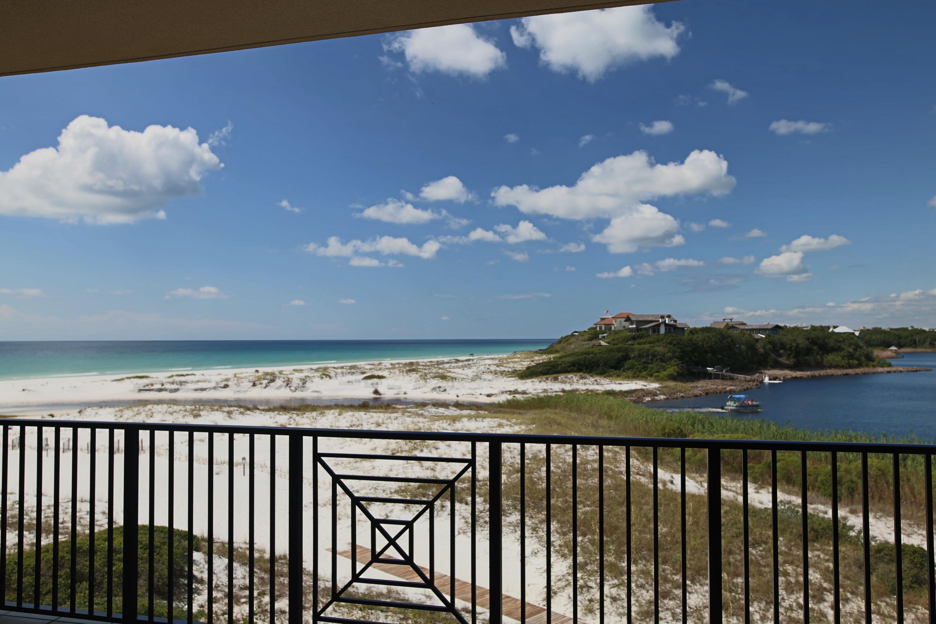Enjoy glorious sunsets from the western balcony of this gulf-front, luxury condominium home. This home offers over 4000 sq. ft. of gulf front luxury with all of the amenities that any discerning homeowner would desire. This floor plan is the most popular floor plan in Sanctuary by the Sea and offers two gulf-front master suites, a private in-home theater room, gourmet kitchen, and a 45' private balcony! This exclusive, gated development has two pools, stunning landscaping, a private owner's room, a theater, virtual golf, and over 1000 feet of gulf frontage. If you seek luxury, quality, and tranquility, this home is for you. Call today to schedule your appointment.