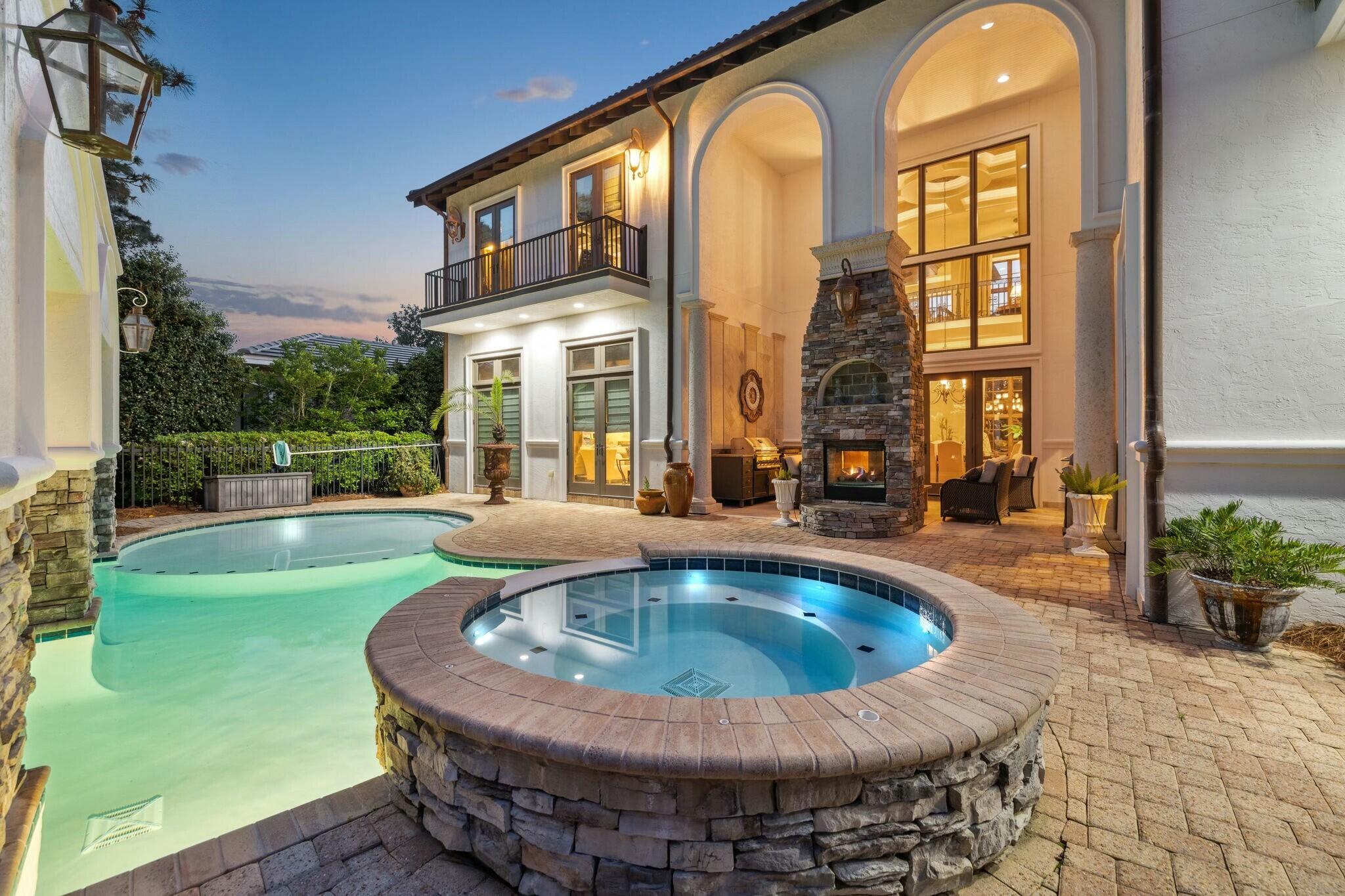 $100,000 PRICE DROP! Nestled along the 11th fairway of Burnt Pine Golf Course in Sandestin Golf & Beach Resort, this 4BR/4.5BA estate offers timeless design, generous living spaces, and new interior painting and furnishings. The open-concept layout is ideal for everyday living and entertaining, with custom finishes throughout. 

The main-level primary suite provides a private retreat, while a spacious second-floor primary suite and two additional guest bedrooms offer room for family and guests. A dedicated office and large media room add flexibility. 

Outside, enjoy a refurbished pool with cascading waterfall in a beautiful golf course setting with an outdoor fireplace and plenty of room for outdoor entertaining. This elegant Burnt Pine residence offers the perfect balance of classic architecture and modern comfort in one of Sandestin's most prestigious gated communities. Thoughtfully designed for both full-time living and entertaining, the home features spacious gathering areas, private bedroom suites, and flexible bonus spaces suited for work or recreation. The outdoor living area creates a serene setting for relaxing or hosting, with a refreshed pool and waterfall overlooking the fairway. With a compelling price, this property presents a rare opportunity to enjoy the home now while tailoring future updates to your personal style.

Recent enhancements feature four brand-new HVAC units, providing year-round comfort, a state-of-the-art tankless water heater for an uninterrupted supply of hot water, and a newly installed outdoor grill perfect for dining on the spacious patio with sweeping views of the lush fairway

The gourmet kitchen is a chef's dream, featuring top-of-the-line appliances, massive granite countertops, a wet bar, and a wine cellar. A warm wooden tray ceiling adds elegance to the space, complementing the adjacent Grand Keeping Room, which boasts one of the home's three fireplaces. Each of the four spacious bedrooms includes an en suite bath, offering privacy and luxury. The master suite is a true retreat, features sweeping fairway views, a cozy fireplace, a built-in TV, a luxurious whirlpool bath, and a separate steam shower.

At the heart of the home is a grand two-story foyer, elegantly combining living and dining spaces. The second floor boasts an equally impressive layout with a media room, library, study, a second master suite, and a hobby room all overlooking the grand salon.  
The outdoor living spaces are just as remarkable, with a covered veranda, gourmet kitchen, and a stunning pool featuring built-in, complete with cascading waterfalls. The home's generous garage can accommodate two large vehicles, a small boat, or a golf cart, while the meticulously landscaped grounds add an extra layer of beauty to the estate.

With its blend of classic charm, modern amenities, and a coveted location on the 11th fairway of Burnt Pine, this home offers a truly exceptional living experience. Buyer to verify all measurements.

Additional updates include a new HVAC system, new hot water heater, and dual icemakers. This meticulously maintained home is a rare opportunity to own in the exclusive, gated community of Burnt Pine within Sandestin Golf and Beach Resort offering world-class golf, private beach access, shopping, dining, and more.