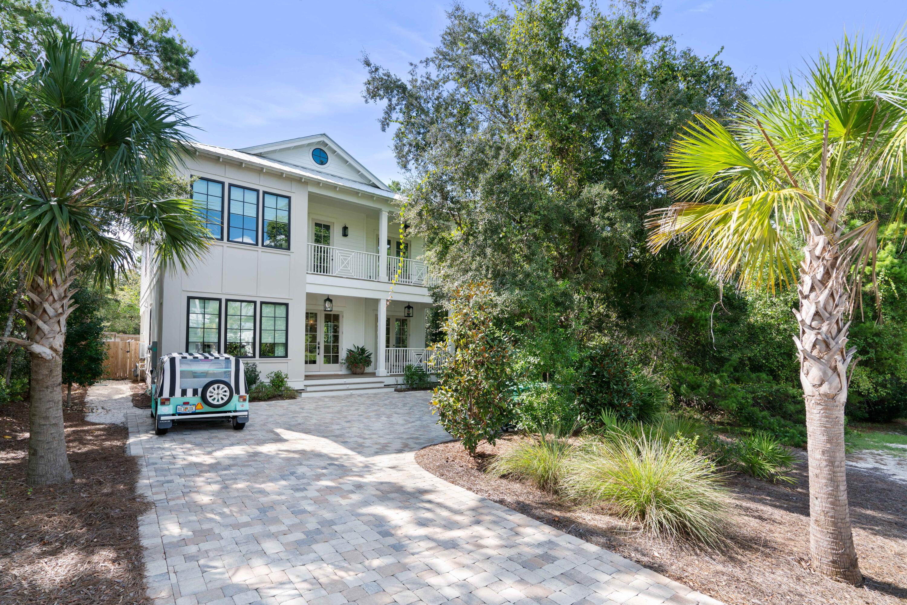 Deeded Beach Access! This lovely 5 Bedroom, 5 bath Beach Home was professionally decorated, boasts a private Saltwater Pool & Hot Tub and is offered Fully Furnished & turn key! Amazing location on the east end of 30a near multiple shops & restaurants. This wonderful home features a custom Chef's Kitchen complete with an ILVE gas range, Thermador fridge & a Pass Through Service Window to the Summer Kitchen on the back porch. Other features include Hardwood & Tile Floors throughout, Custom Window Treatments, Visual Comfort Lighting, Quartz Countertops, a large secondary Family Room on the 2nd Floor & multiple bedrooms with En Suite Baths. The large Bunk Room is spacious enough for play and is sure to please the kiddos. Privacy abounds with an adjacent preservation area & a generously sized backyard by 30a standards. You'll enjoy endless days of Summer fun and sun in both your backyard oasis as well as at the nearby Deeded Beach Access. White's Gulfview is a charming and quiet neighborhood that exudes the Old Florida Charm and the laid back lifestyle that 30a is so well known for. Imagine being tucked away in your own peaceful and private beach home with approximately 150 ft of deeded beach access nearby as well as being extremely close to all the action that East 30a has to offer in Rosemary Beach, Alys Beach, 30 Avenue & more. Schedule a Private Showing today!