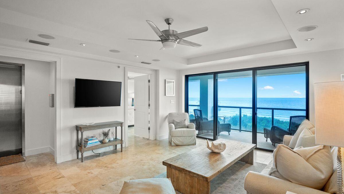 A gulf-front corner-unit condo in Seagrove Beach is a rarity, but a four-bed, three-bath condo in a quaint 19-unit complex is especially unique. This 2,209-sq.-ft. condo on the second floor at gated non-rental Park Place on Seagrove is an ideal primary or second home. A private elevator will transport you directly to this unit from underground parking. As soon as you open the door, you'll experience breathtaking views of the Gulf of Mexico through the unit's floor-to-ceiling windows that line the south side of the unit. More than 200 feet of private beachfront is deeded to the owners at Park Place. The gourmet kitchen features designer cabinetry and Wolf and Sub-Zero appliances as well as a large island. The gulf-facing living room flows from the kitchen, with a nearby wet bar and wine refrigerator and space for a dining table. Three of the condo's bedrooms feature king-sized beds; the fourth bedroom is currently being used as a den with a sleeper sofa. The condo which includes numerous updates exclusive to this one-time developer's unit includes a large laundry room and plantation shutters and limestone flooring throughout. The entire building is made from steel and concrete with hurricane-resistant windows and doors. It offers numerous owner amenities including a large gulf-front heated pool and spa, a kiddie pool, poolside cabanas, fitness center with pool table, community room, BBQ area, beach locker rooms and beach chairs and umbrellas. Owners also have access to individual exterior storage units and assigned parking spots. Park Place on Seagrove Beach sits in a prime location just 1 1/2 miles from Seaside, Florida, a short stroll or ride from the entertainment, shopping and restaurants Scenic Highway 30A is known for.