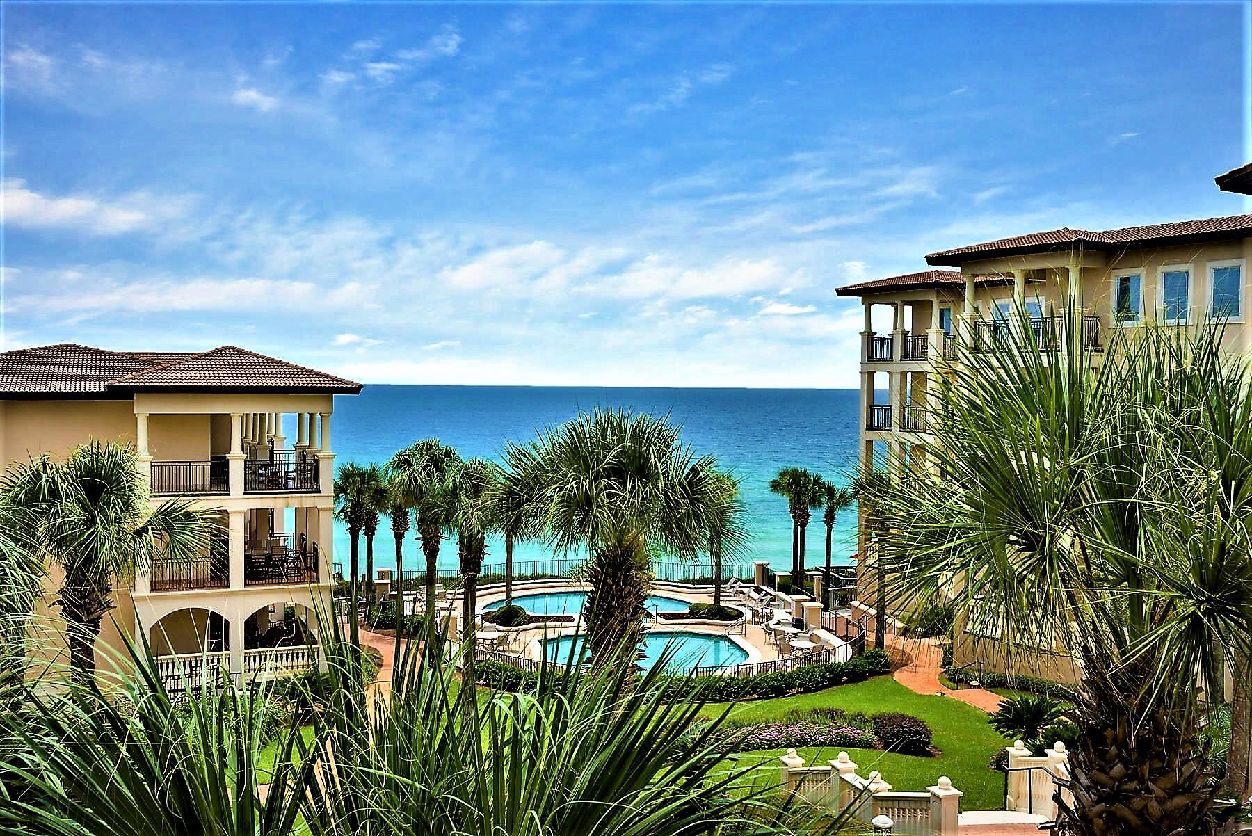 A Blue Mountain Beach Masterpiece. Move in ready, Bella Vita B304 is fully renovated from top to bottom with  impeccable attention to detail. Gulf views from the private oversized balcony, accessible through your open living area and Master Quarters. New furnishings and decor compliment the meticulous renovation. Coming in at 2559 square feet, this split floor plan comprised of 3 bedrooms, 3.5 baths, allows for space and privacy between the Master bedroom and Guest bedrooms. New Lighting, Coretec flooring, 8'' V groove shiplap, custom-high end counter tops and appliances are some of the renovation features. Bella Vita is comprised of 48 residences, appealing to families who wish to own a slice of 30a with ability to escape to a highly coveted gated sanctuary. Rental projections at 152K.