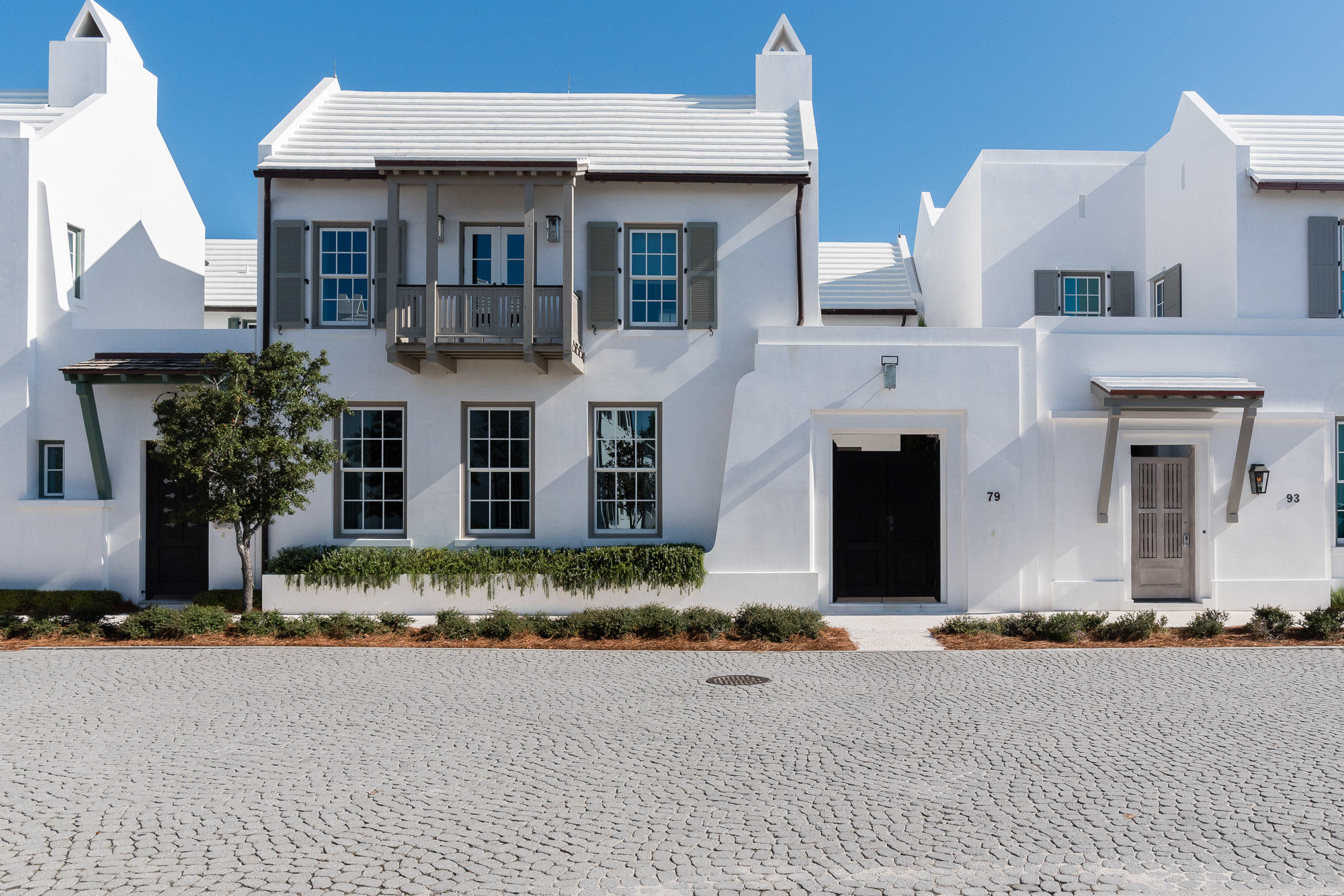 Eric Watson P.A. Architecture delivers Alys Beach lifestyle at its finest in this 3,145 square foot design. Ideally located on Nonesuch Way at Mark Twain Lane, this home reveals one of a kind architecture showcasing the beautiful elevations of the home. This custom home personifies the Bermudan, Antiguan, and Guatemalan design influence Alys Beach has captured.
This stunning residence is strategically nestled steps away from the emerging Town Center, Caliza Pool & Restaurant, and the 15,000 square foot Zuma Wellness Center. Placement of this home is kept within the heart of Alys Beach allowing for ease of access to all amenities. Entertaining & livability is not questioned with this property. The private owners Beach Club is now under construction scheduled to open early Fall 2020 which you can see from the balcony of the master suite.  

The home allows for full-time residency with the generous living aspects the home offers both indoors & out.  This 4 bedroom property plus bunk room hosts 4 full bathrooms plus a powder room.  Custom interior wood doors hand crafted by E. F. San Juan are seamlessly set into the walls of Venetian Plaster from floor to ceiling.  

The home's 4 bedrooms provide one guest master suite on the 1st floor having the main master suite on the 2nd floor.  The 2nd floor main master has north & south windows carrying natural light throughout having its own balcony leading to Town Center & private owner's Beach Club.  Each of the master suites provide dual vanities paired with Calacatta Gold Select marble with the main master suite having a soaking tub and separate shower.  

The 1st floor carries Rice White Peacock Paver flooring throughout which continues to the courtyard surrounding the pool.  The 2nd level floors are warmed by natural White Oak transitioning to the various natural stone floors of the bathrooms.  All rooms of the home receive cascading natural light. 

Saving the best for last is the magnificent kitchen, dining, and living area open to all.  This space is occupied with tall ceilings hosting gorgeous double hung windows running opposite of each other allowing for amazing transitional light.  The northern window wall looks upon the lush courtyard and its heated pool.  The gourmet kitchen surrounds the home's large Calacatta Gold Select island outlined with Rift Sawn Oak cabinetry looking through to the dining & living rooms back dropped by a fireplace.  Stainless Sub Zero & Wolf appliances add to the homes clean, modern lines which include a full height wine refrigerator.  

Additionally, the home offers a two-car garage with ample storage.  This home is offered turnkey inclusive of all furnishings professionally selected by Chelsea Robinson Interiors, Nashville.  This property is a must see.