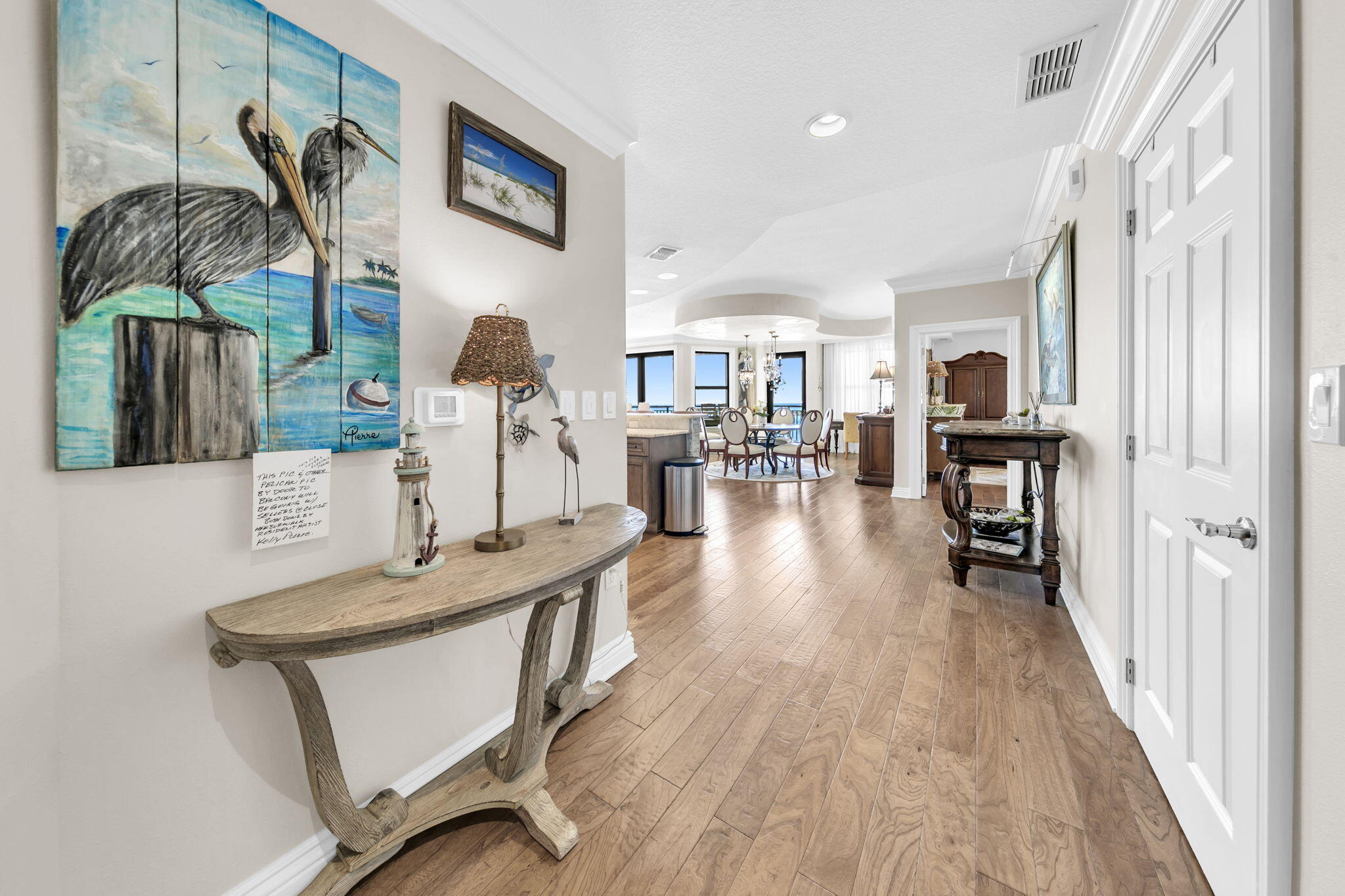 Welcome to Emerald Grande W325, a premier 3-bedroom, 3-bath luxury residence offering some of the best sunset views on the Emerald Coast. Perfectly positioned above Destin Harbor, this spectacular condominium captures panoramic views of Destin Harbor, East Pass, Crab Island, and the Gulf of Mexico while delivering the ultimate blend of coastal luxury and vibrant waterfront living. From the expansive wrap-around balcony, enjoy unforgettable sunsets, morning coffee, evening cocktails, and front-row views of fireworks over the harbor. Emerald Grande and HarborWalk Village continue to evolve as Destin's premier resort destination. The Emerald Grande building is currently undergoing major capital improvements, including a brand-new roof, updated window glazing, a complete exterior repaint with a fresh modern light color palette, and a new boiler system. HarborWalk Village has also recently completed a major refresh and continues to expand with additional permanent dining options, enhanced parking, and the addition of the new hotel completed last year, adding even more value and convenience to this iconic waterfront location. Inside, this beautifully updated and meticulously maintained residence features an inviting open floor plan with high ceilings, elegant finishes, and abundant natural light throughout. The spacious living area flows seamlessly into a gourmet kitchen complete with stainless-steel appliances, custom cabinetry, and a large breakfast bar perfect for entertaining. The luxurious primary suite offers private balcony access, a spa-inspired bathroom with a jetted tub and separate shower, and generous closet space. Two additional guest suites provide comfort and privacy for family and visitors alike.Recent upgrades include new hardwood flooring in both guest bedrooms, a washer and dryer less than one year old, a new refrigerator, updated ceiling fans throughout, custom built-in bunk beds with added closet space in the third bedroom, and updated furnishings throughout the residence. Offered fully furnished and turnkey ready, W325 is ideal as a primary residence, second home, or investment opportunity. Residents and guests enjoy world-class amenities including indoor and outdoor pools, a fitness center, full-service spa, on-site dining, and a private beach shuttle -- all located directly above HarborWalk Village in the heart of Destin.