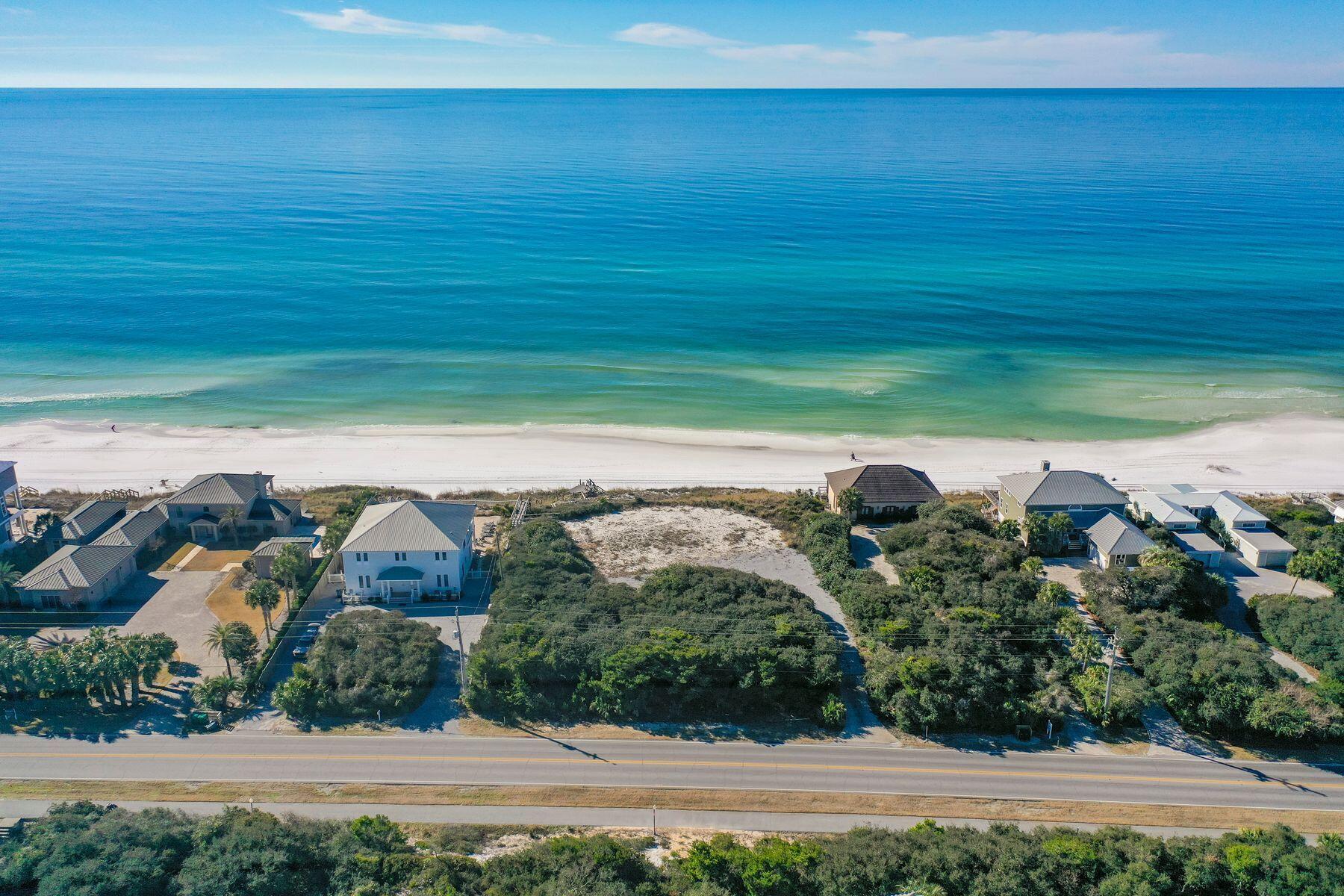 Among the highest elevation lots available along 30a and certainly in Dune Allen, the  value of this lot lies in two key factors that will allow a more rapid time to value for new construction homes and family enjoyment.

The lot build zone lies completely within flood zone X.  Moreover, the build zone is also completely landward of the CCCL. Because of these factors, as fast as you can design your new home and proceed to Walton County Planning and Permitting, you are within a short time to start construction and completion of a home here for a lifetime to come.

Split Order and Survey available upon qualified inquiry.